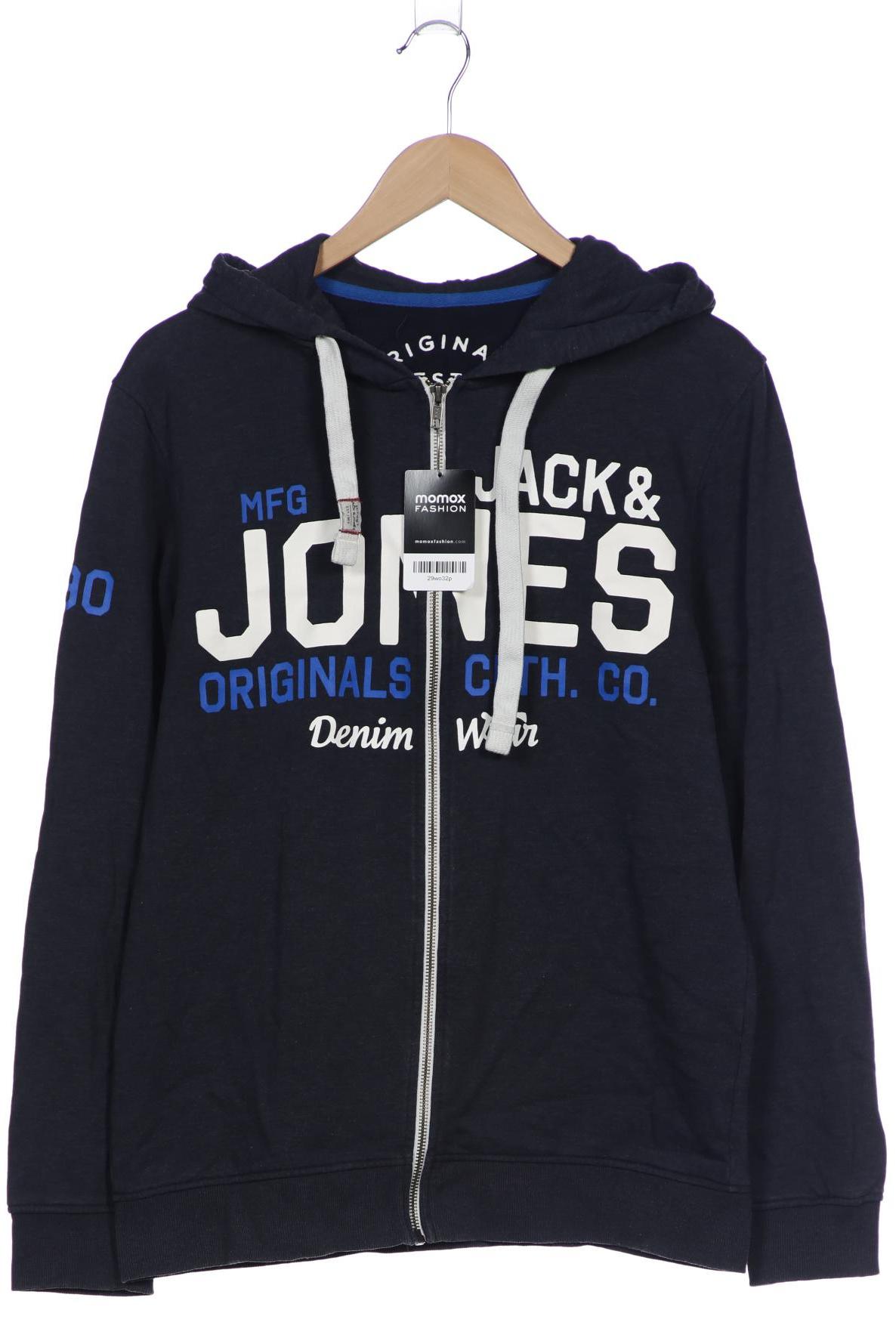 

Jack & Jones Herren Kapuzenpullover, marineblau, Gr. 52