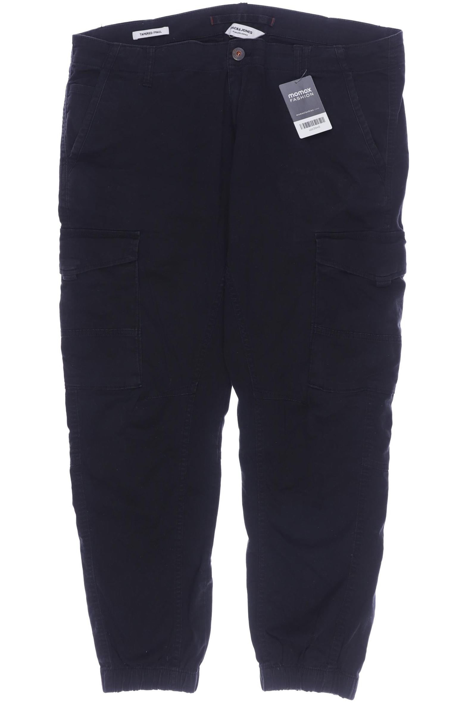 

JACK & JONES Herren Stoffhose, schwarz
