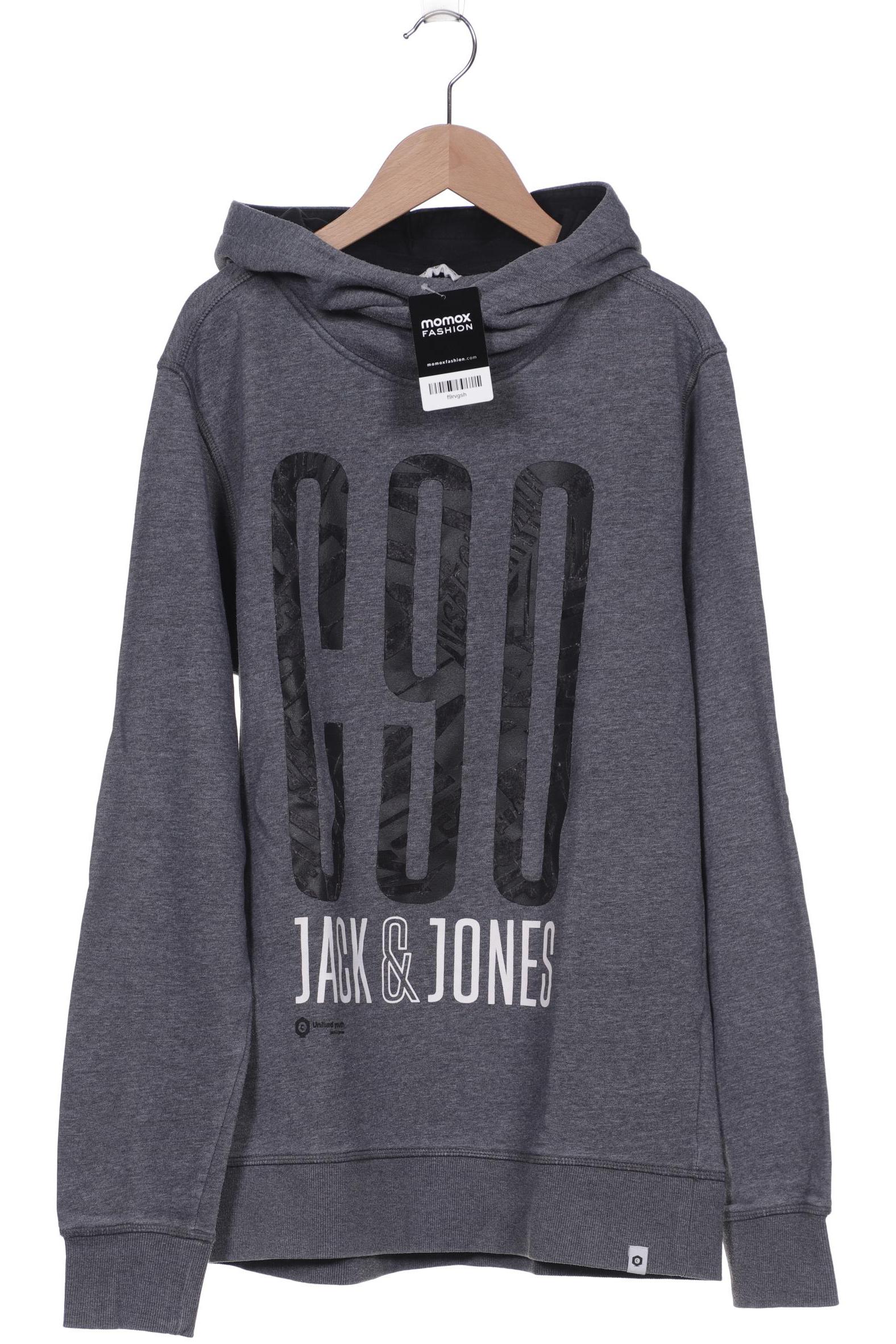 

Jack & Jones Herren Kapuzenpullover, grau, Gr. 52