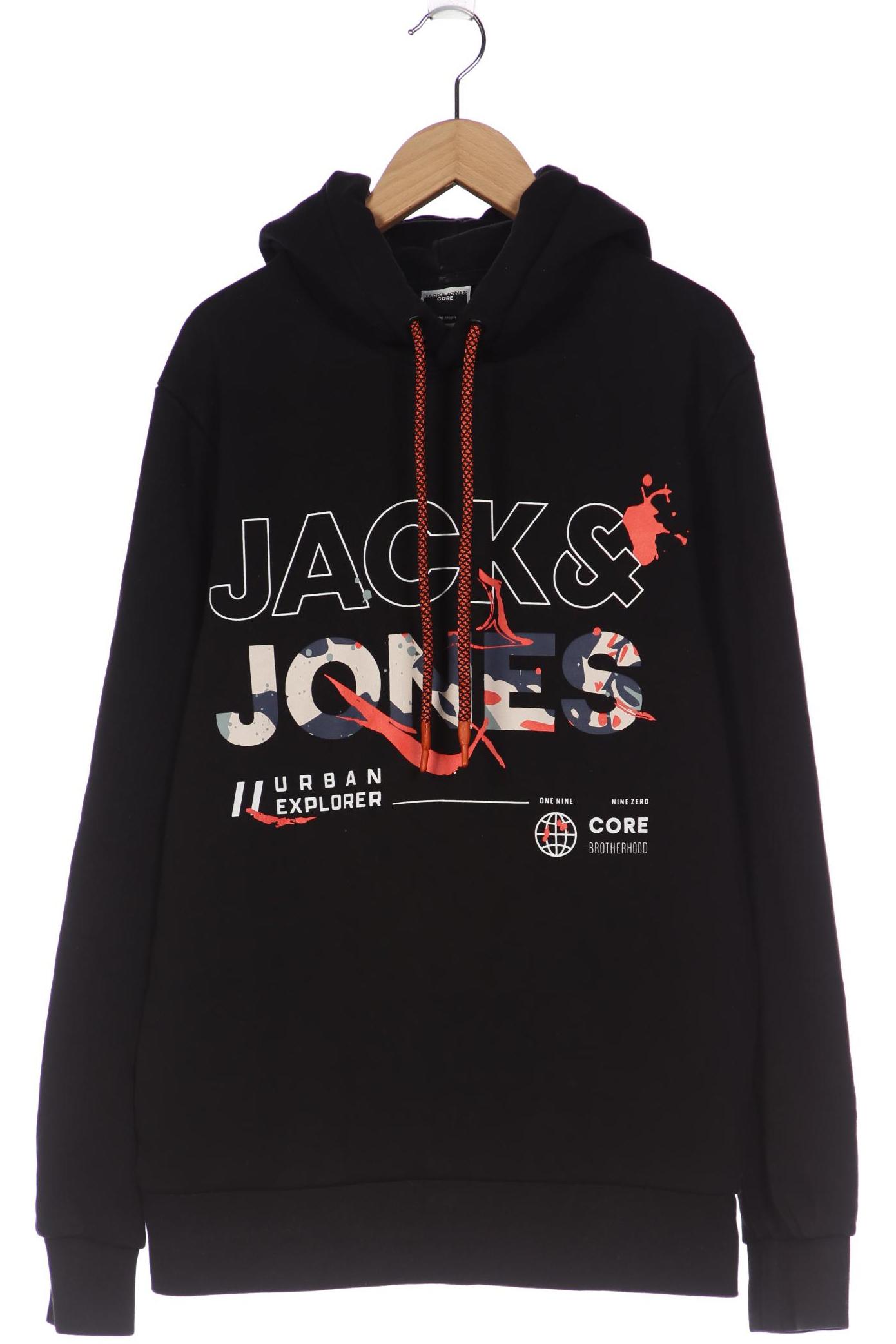 

JACK & JONES Herren Kapuzenpullover, schwarz