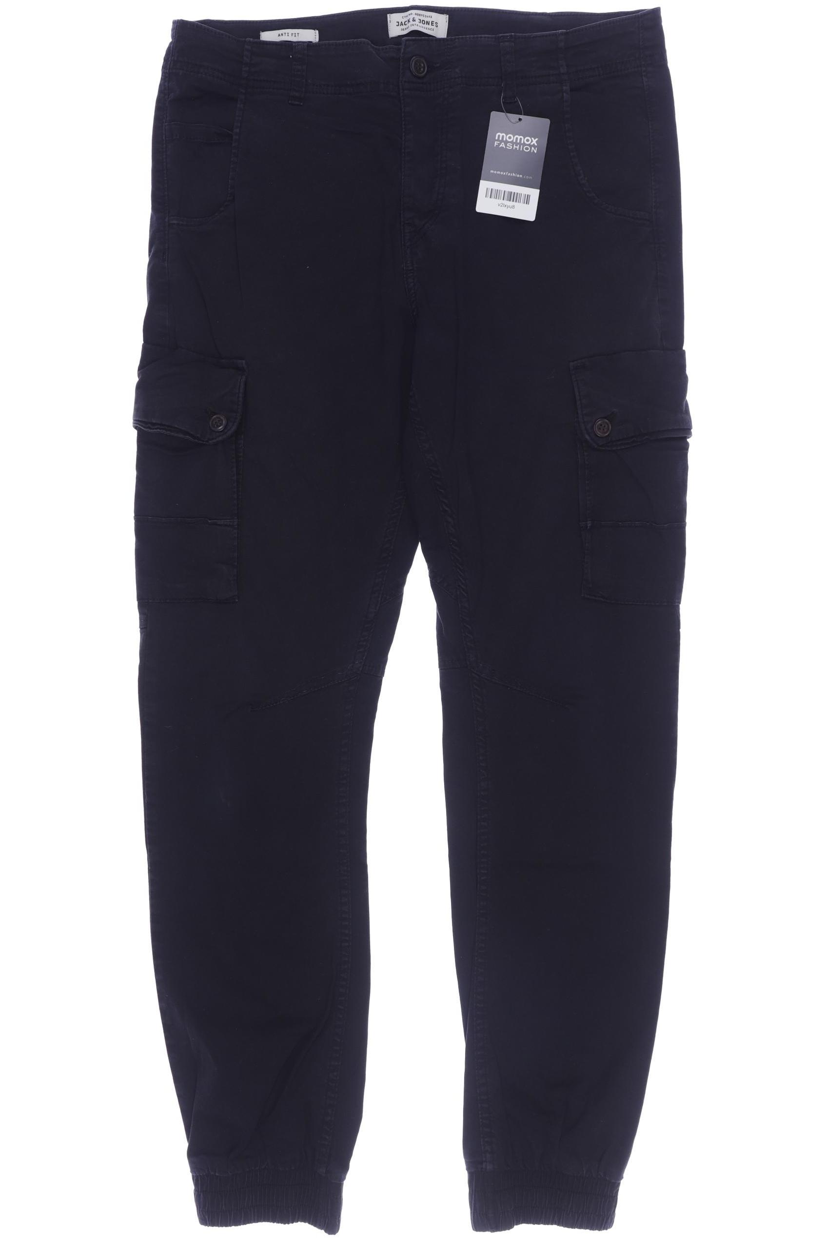 

JACK & JONES Herren Stoffhose, schwarz