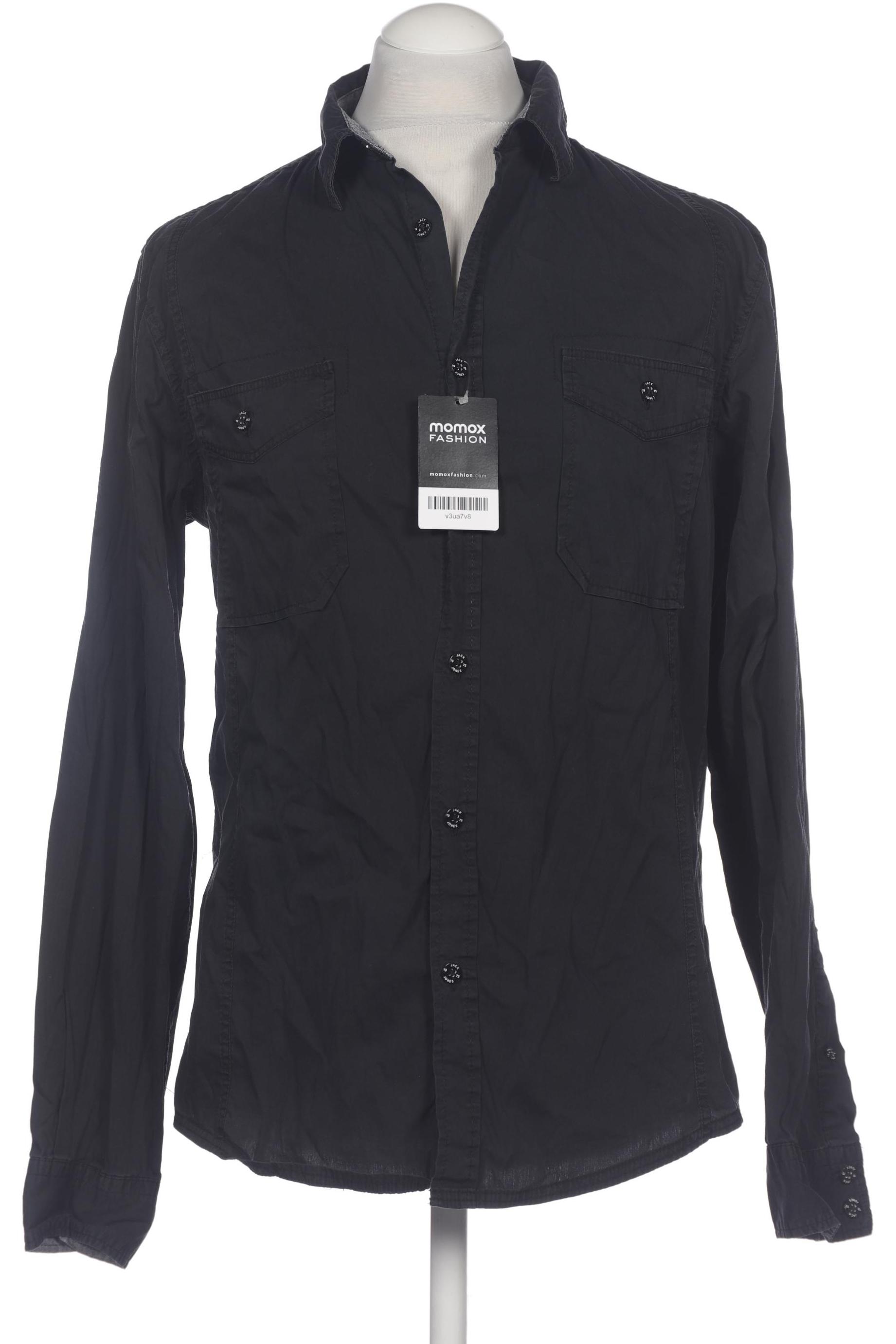 

Jack & Jones Herren Hemd, schwarz, Gr. 52