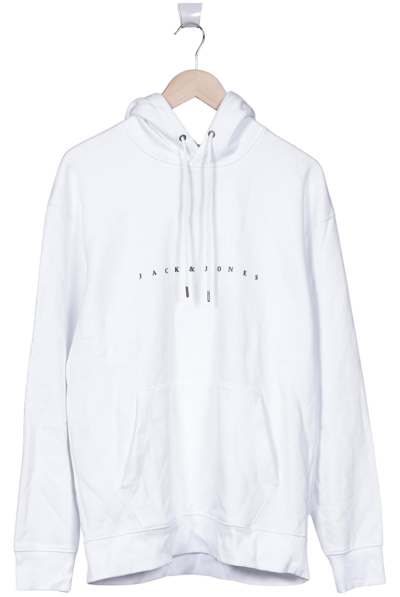 

Jack & Jones Herren Kapuzenpullover, weiß, Gr. 54