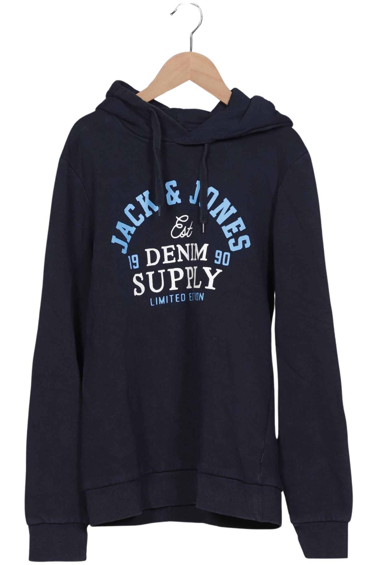 

Jack & Jones Herren Kapuzenpullover, marineblau, Gr. 46