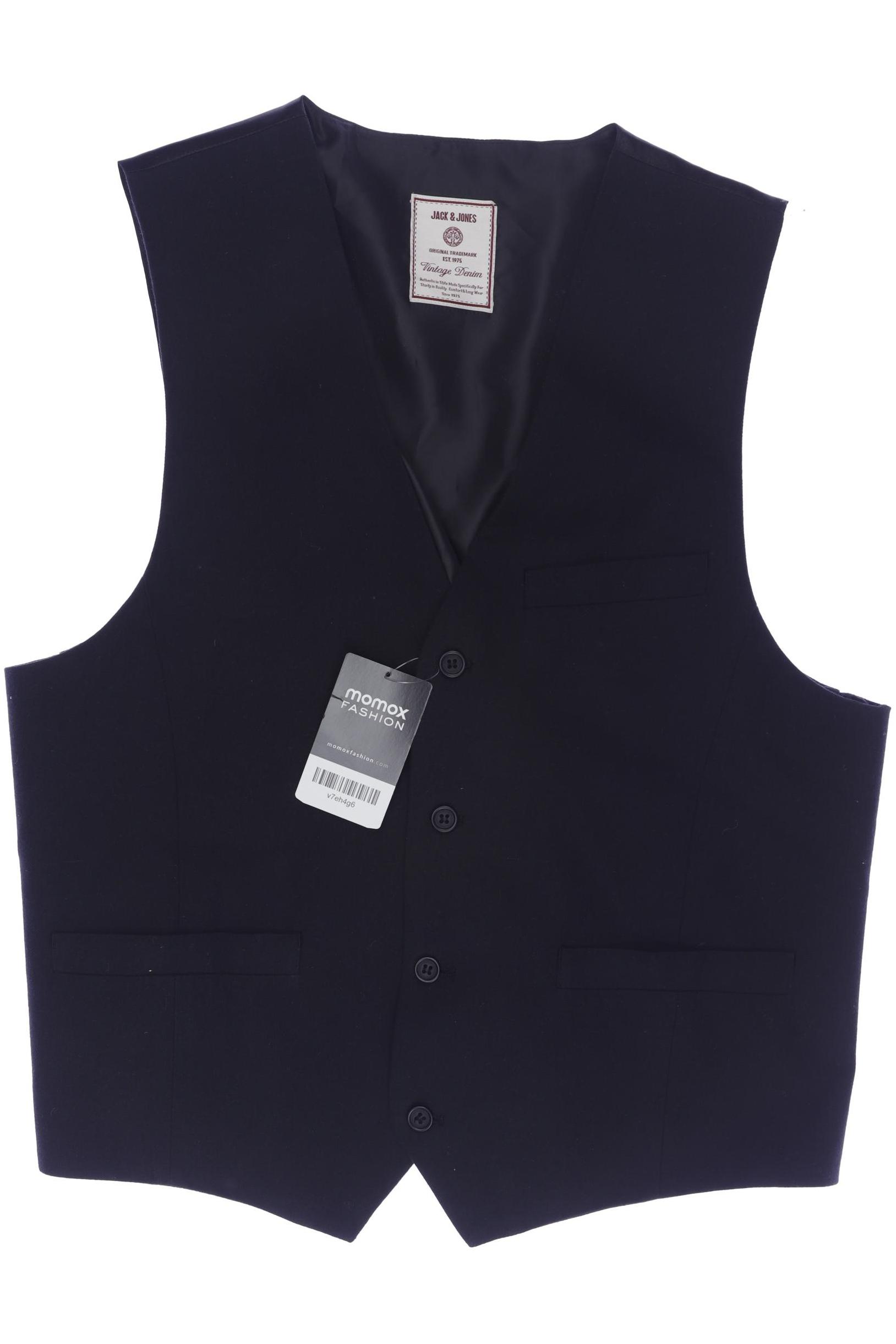 

Jack & Jones Herren Weste, schwarz, Gr. 52
