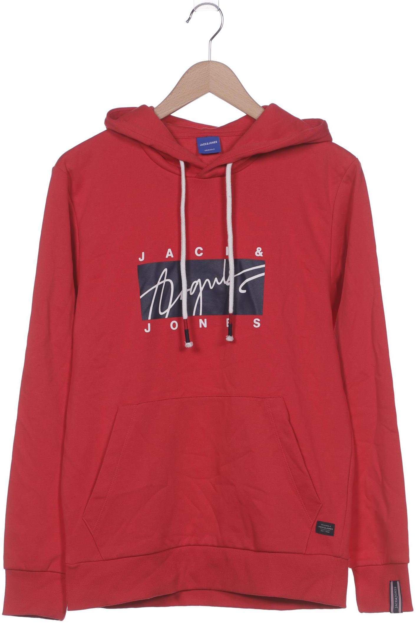 

Jack & Jones Herren Kapuzenpullover, rot, Gr. 48
