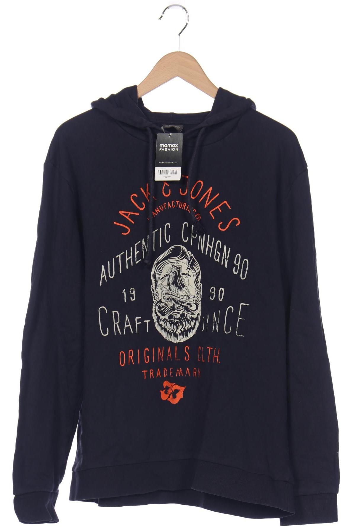

Jack & Jones Herren Kapuzenpullover, marineblau, Gr. 56