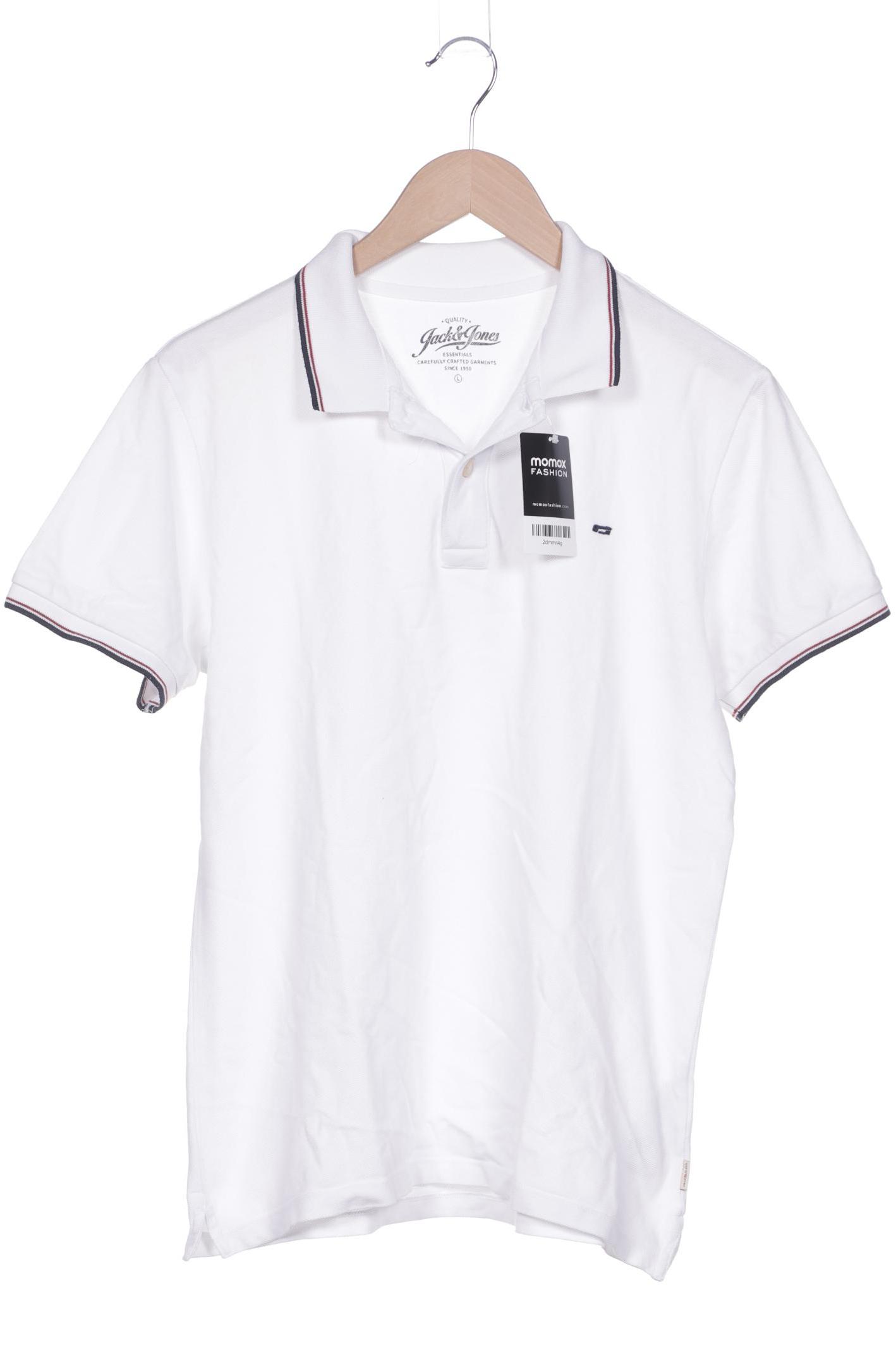 

Jack & Jones Herren Poloshirt, weiß, Gr. 52