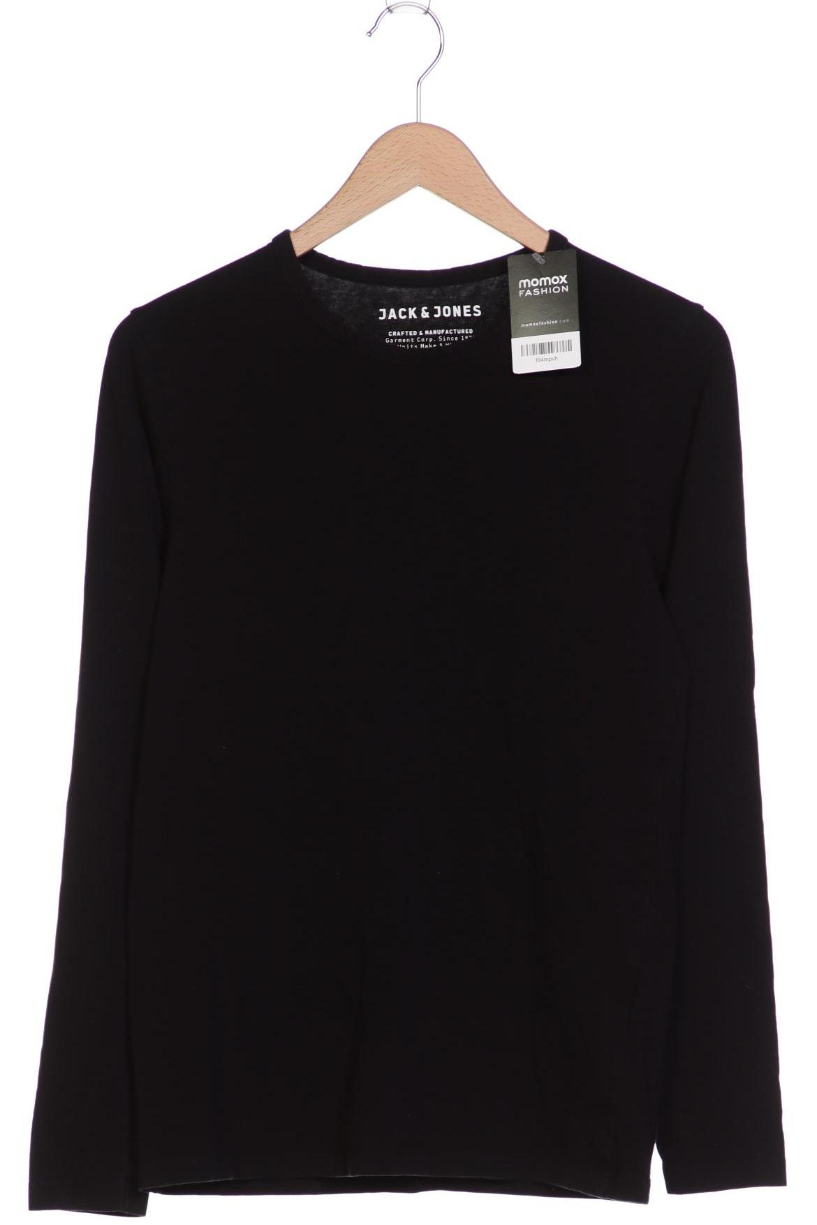 

Jack & Jones Herren Langarmshirt, schwarz, Gr. 48