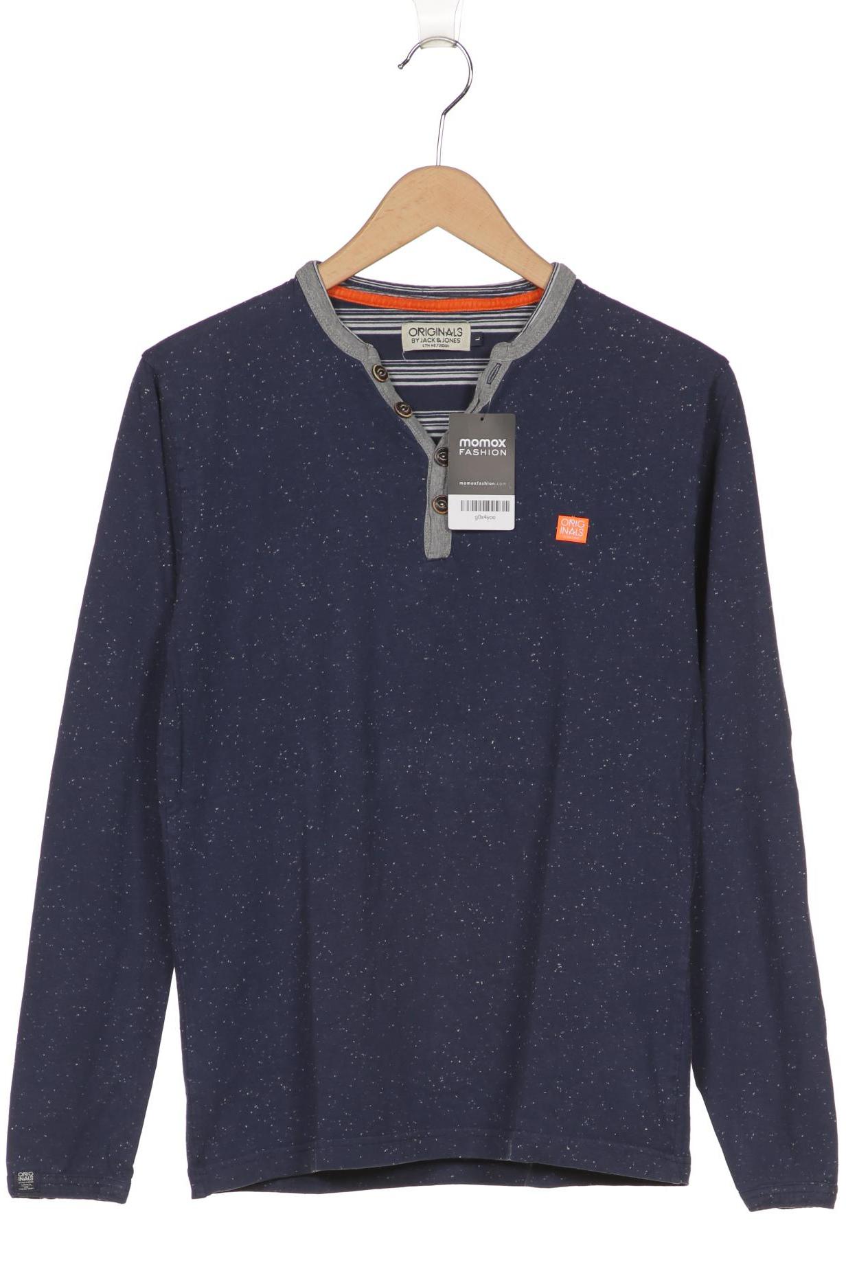 

Jack & Jones Herren Langarmshirt, marineblau, Gr. 52