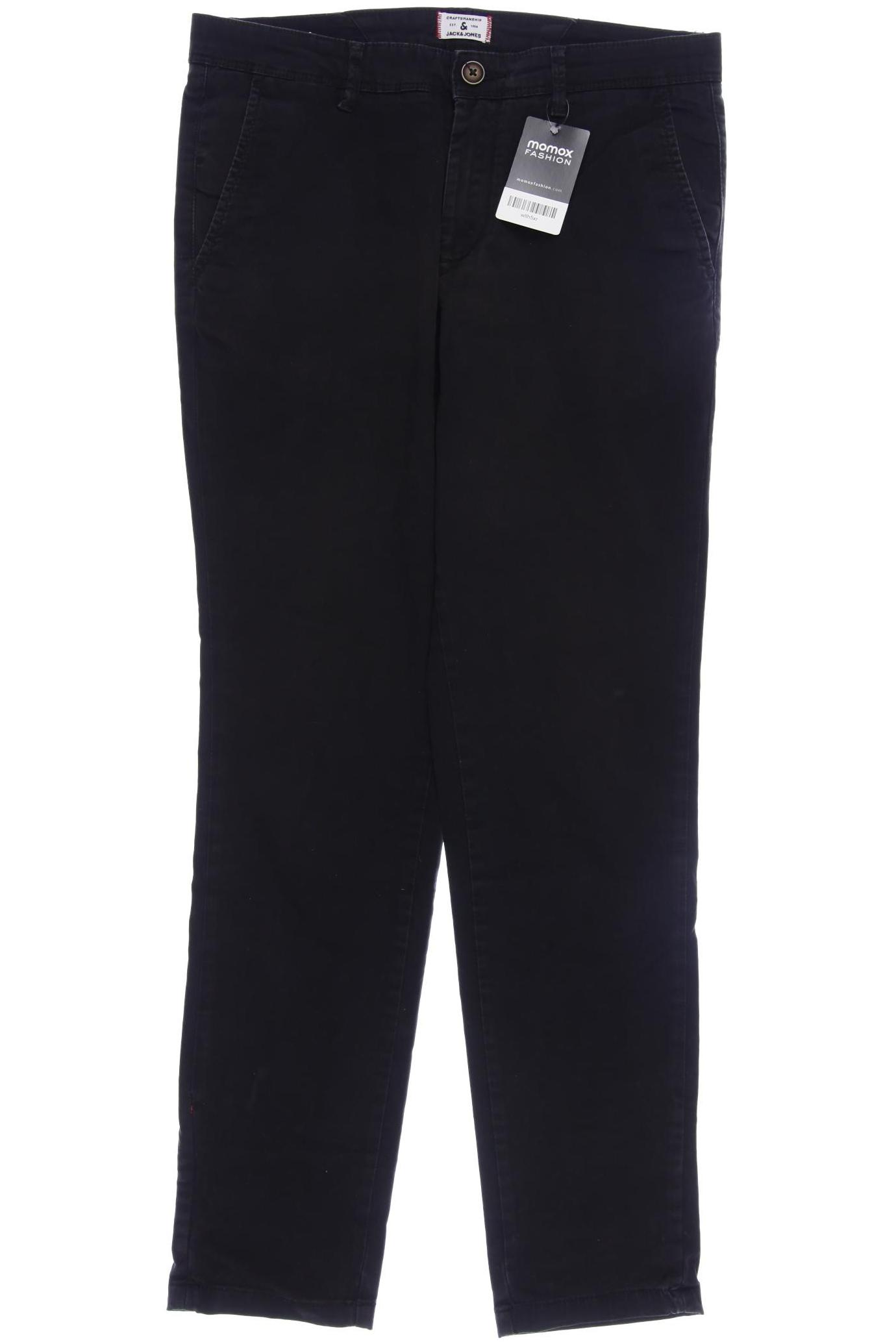 

Jack & Jones Herren Stoffhose, schwarz, Gr. 48