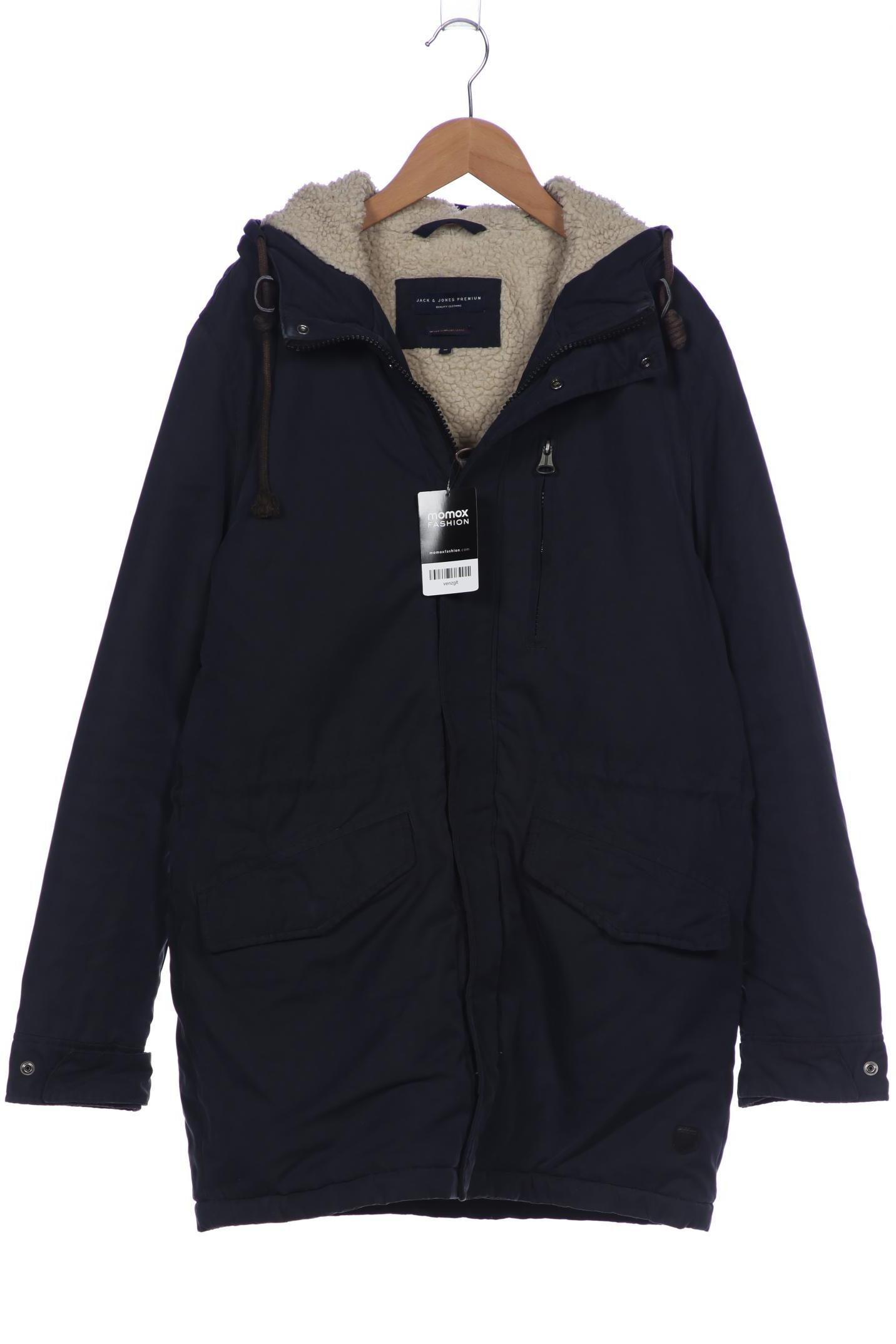 

Jack & Jones Herren Mantel, marineblau, Gr. 48