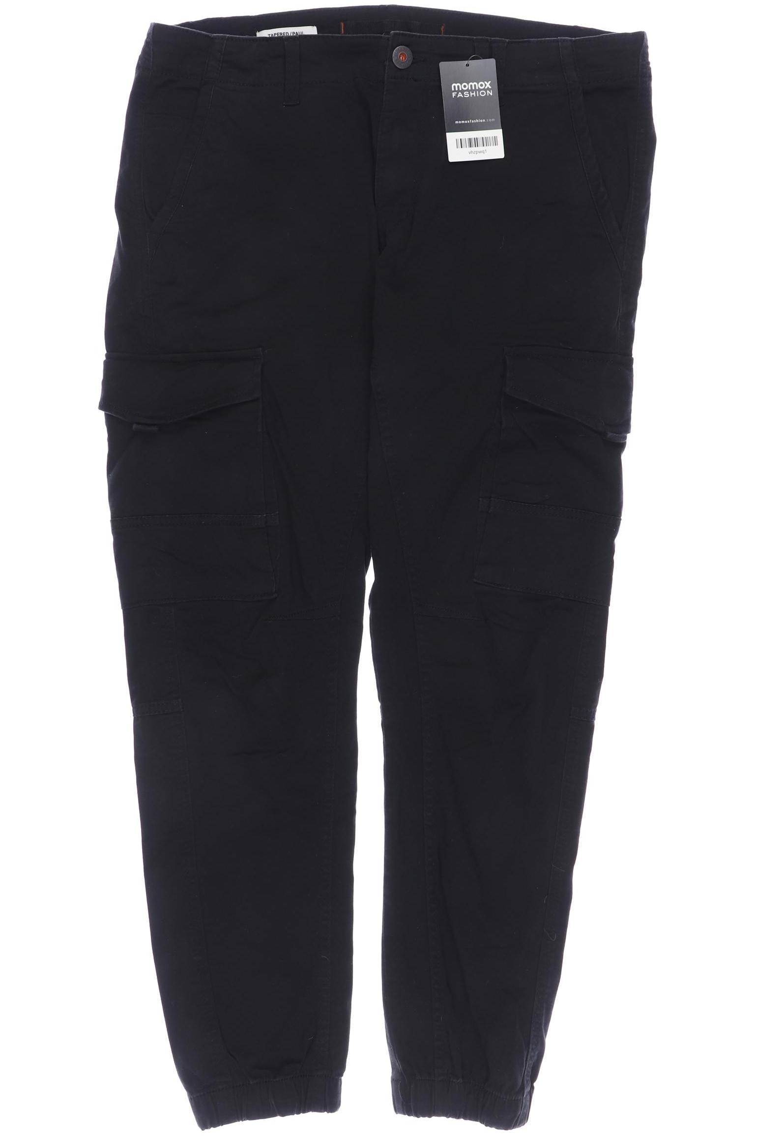 

JACK & JONES Herren Stoffhose, schwarz