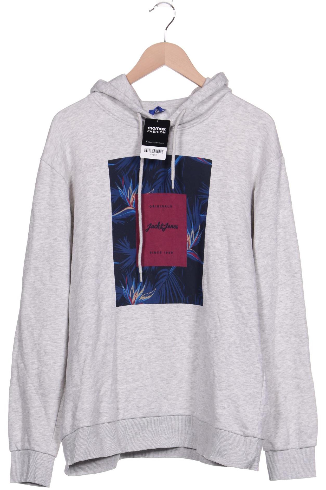 

JACK & JONES Herren Kapuzenpullover, grau
