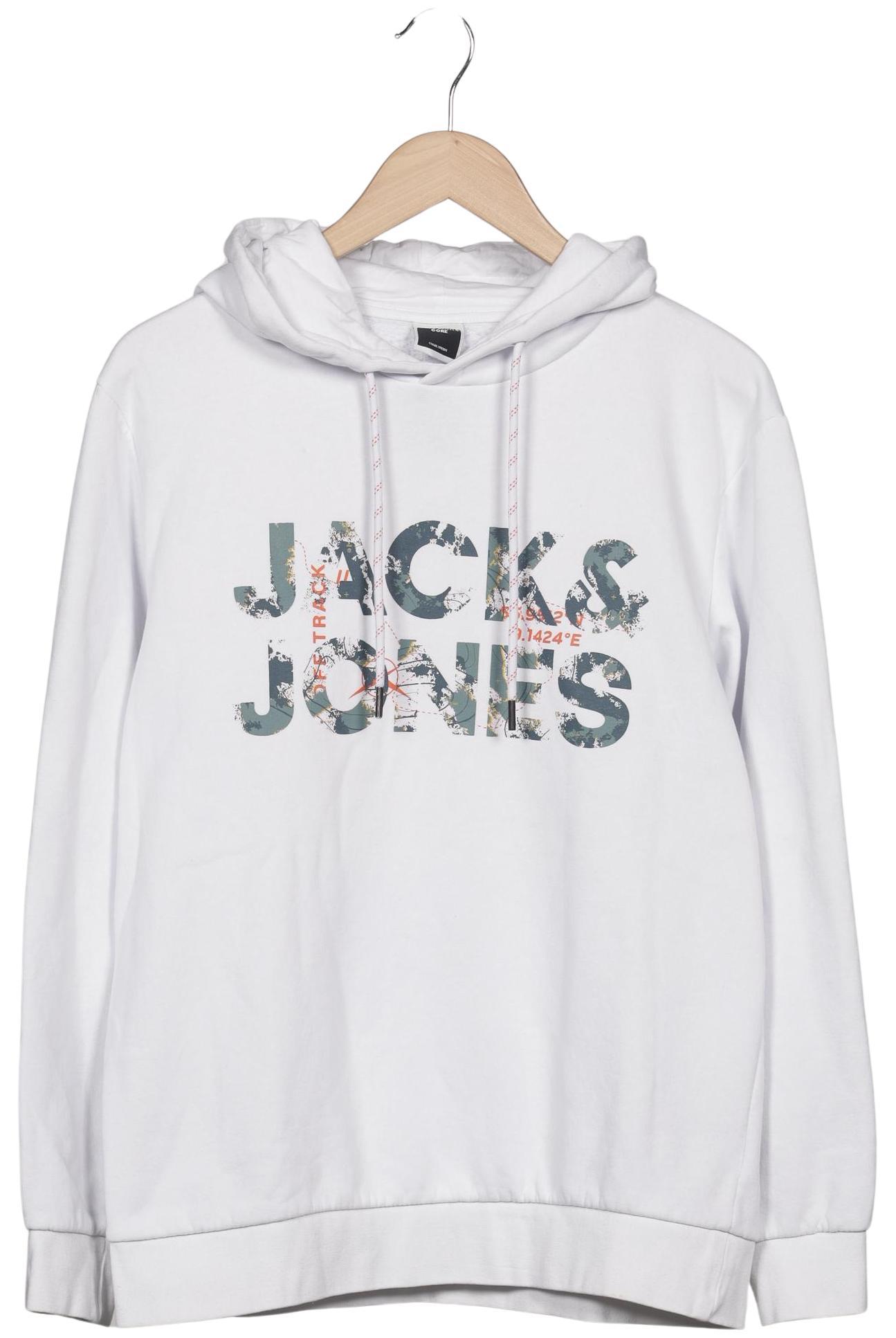 

Jack & Jones Herren Kapuzenpullover, weiß, Gr. 52