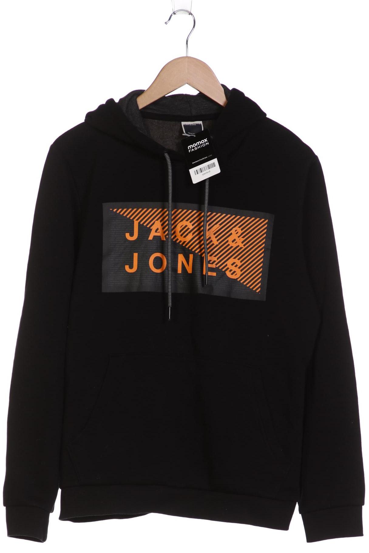

Jack & Jones Herren Kapuzenpullover, schwarz, Gr. 48