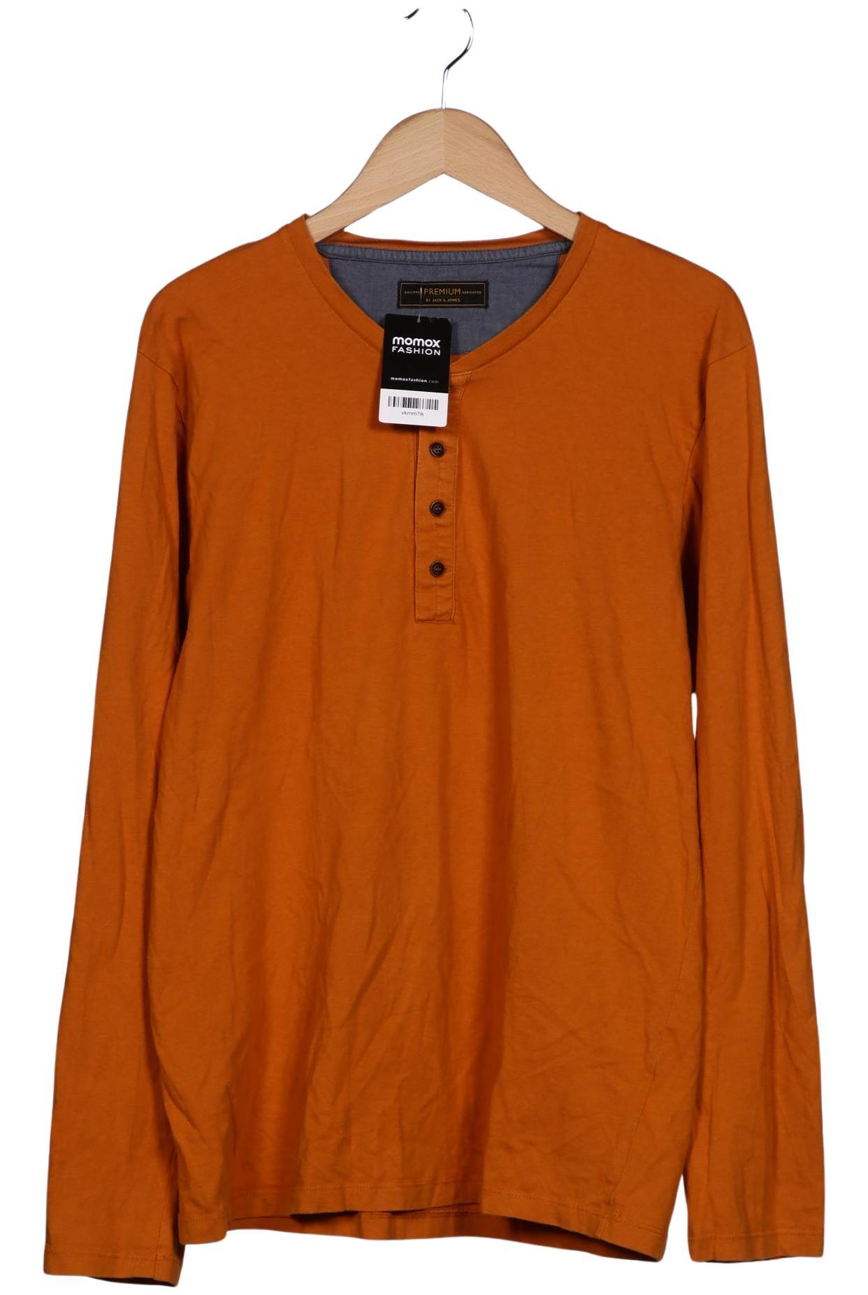 Thumbnail - Jack &amp; Jones Herren Langarmshirt, orange, Gr. 54