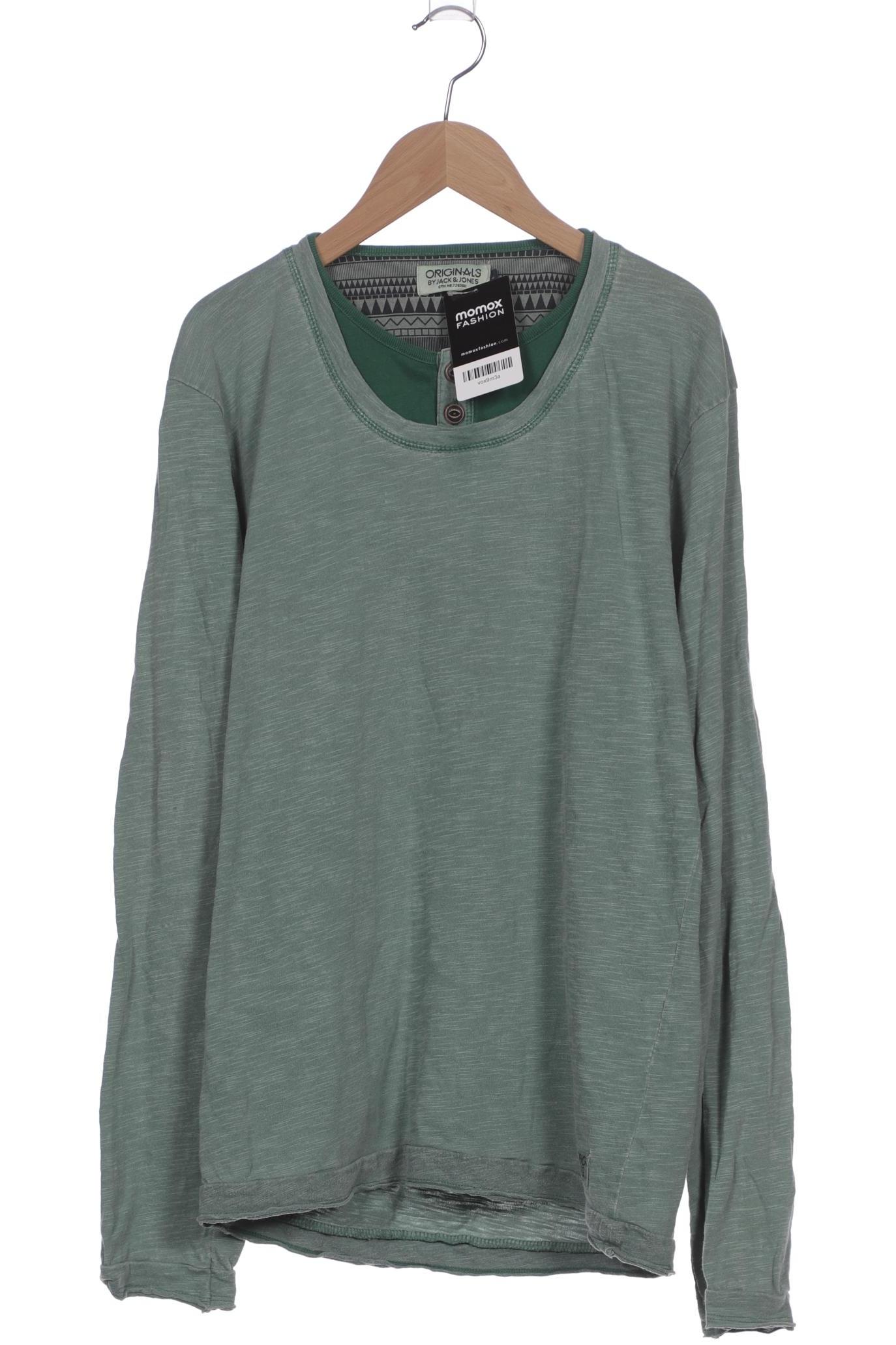 

Jack & Jones Herren Langarmshirt, grün, Gr. 52