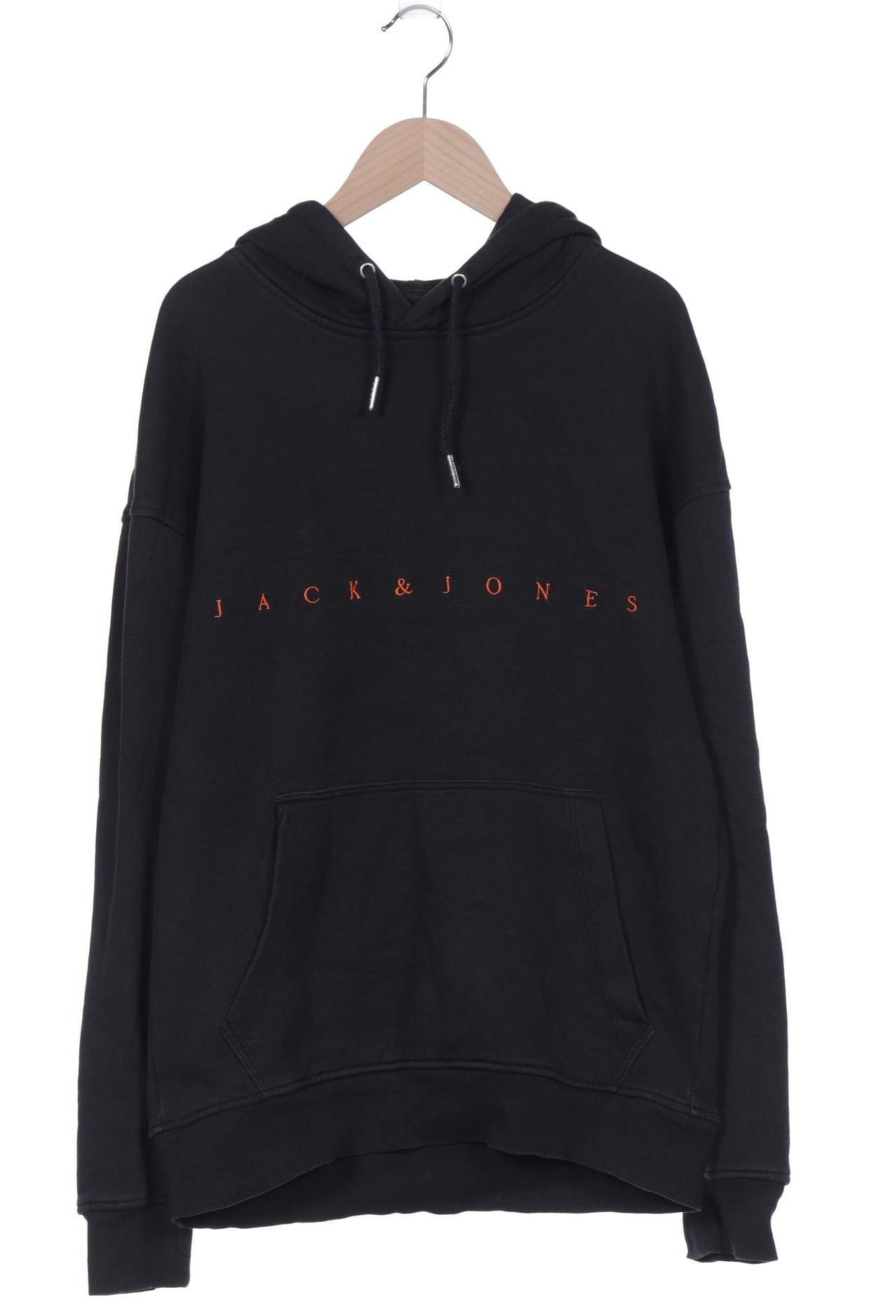 

Jack & Jones Herren Kapuzenpullover, schwarz, Gr. 52