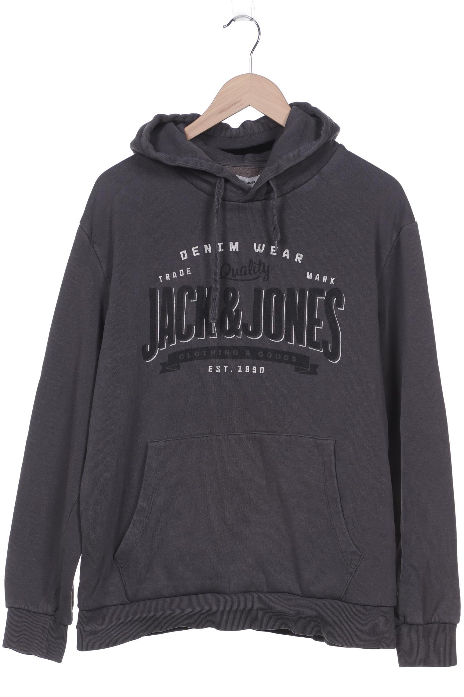 

JACK & JONES Herren Kapuzenpullover, grau