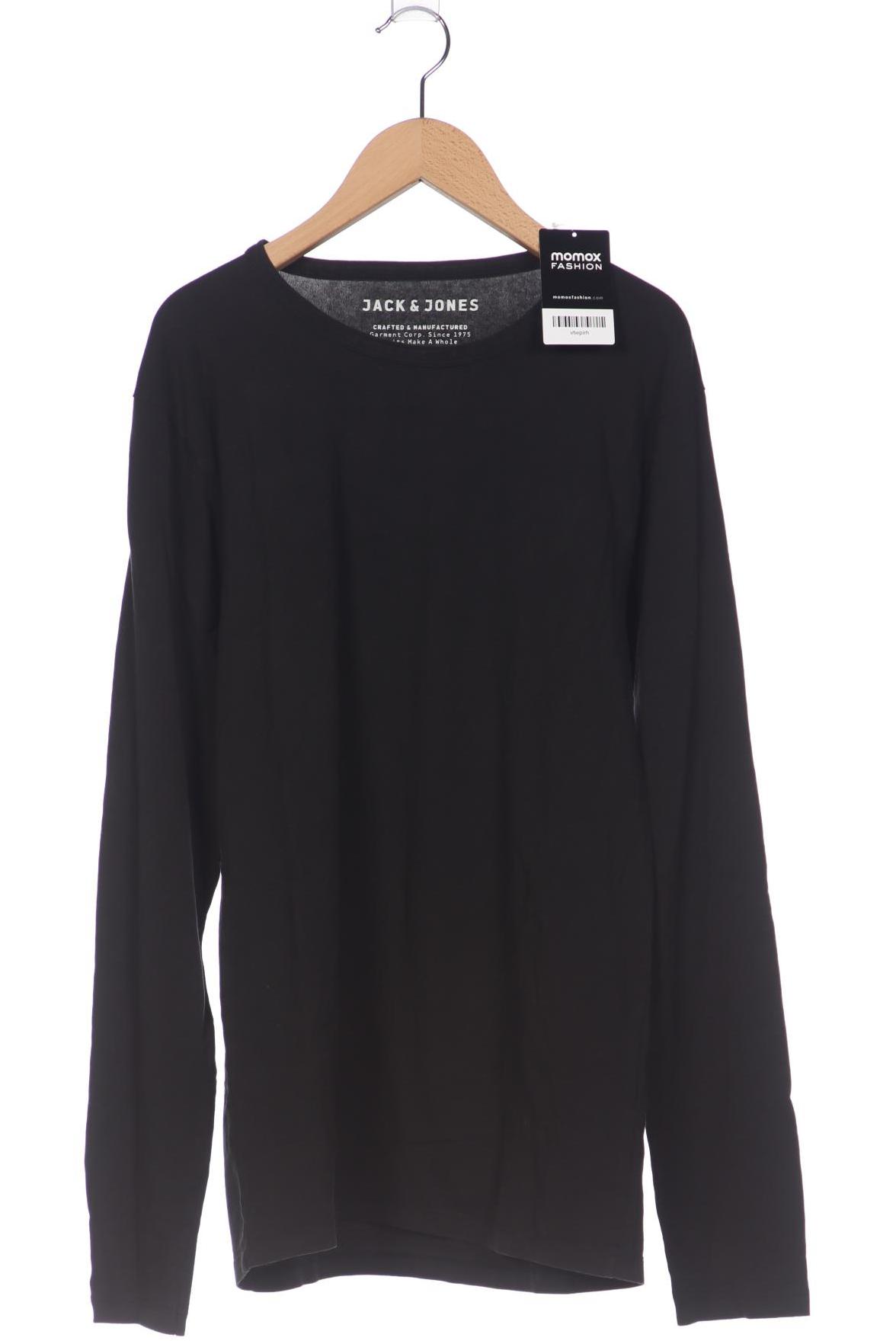 

Jack & Jones Herren Langarmshirt, schwarz, Gr. 52
