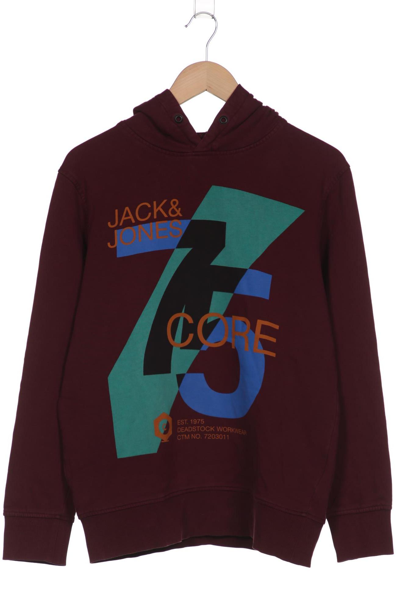 

Jack & Jones Herren Kapuzenpullover, bordeaux