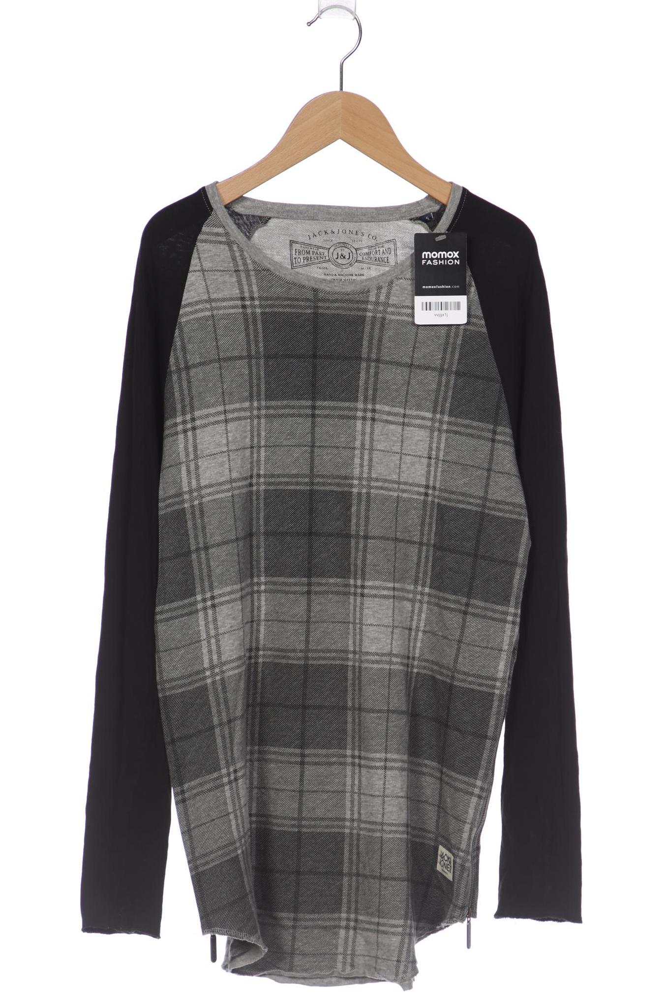 

JACK & JONES Herren Langarmshirt, grau