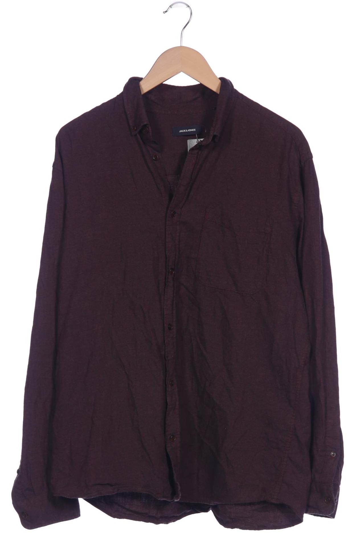 

Jack & Jones Herren Hemd, bordeaux, Gr. 56