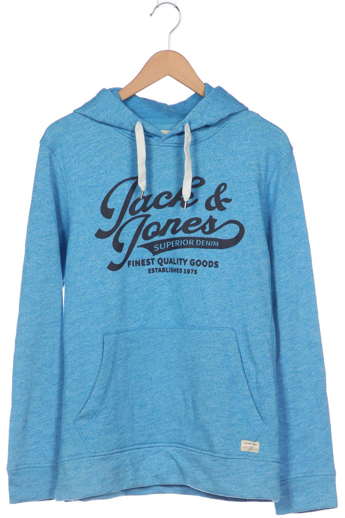 

Jack & Jones Herren Kapuzenpullover, blau, Gr. 48