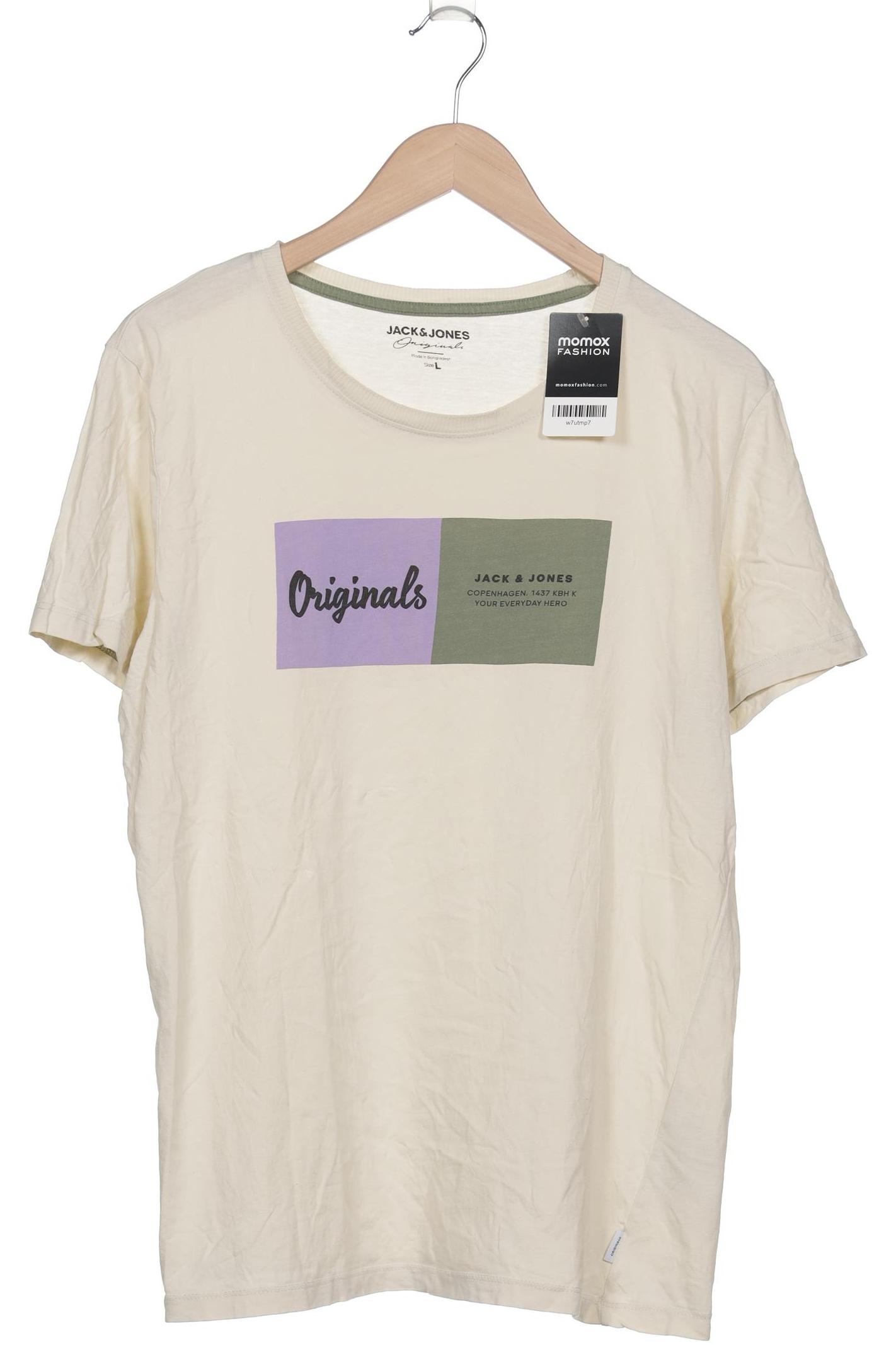 

Jack & Jones Herren T-Shirt, cremeweiß, Gr. 52