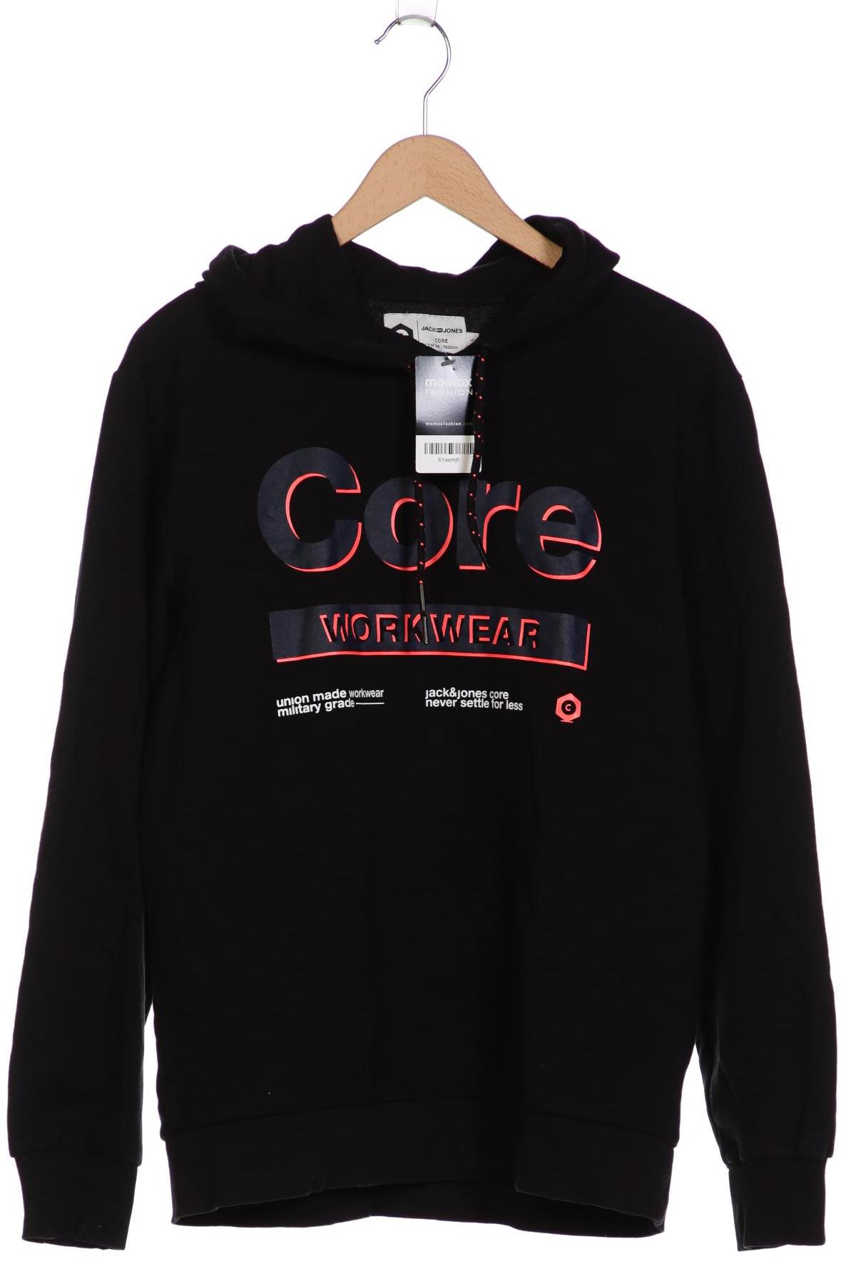 

Jack & Jones Herren Kapuzenpullover, schwarz, Gr. 52