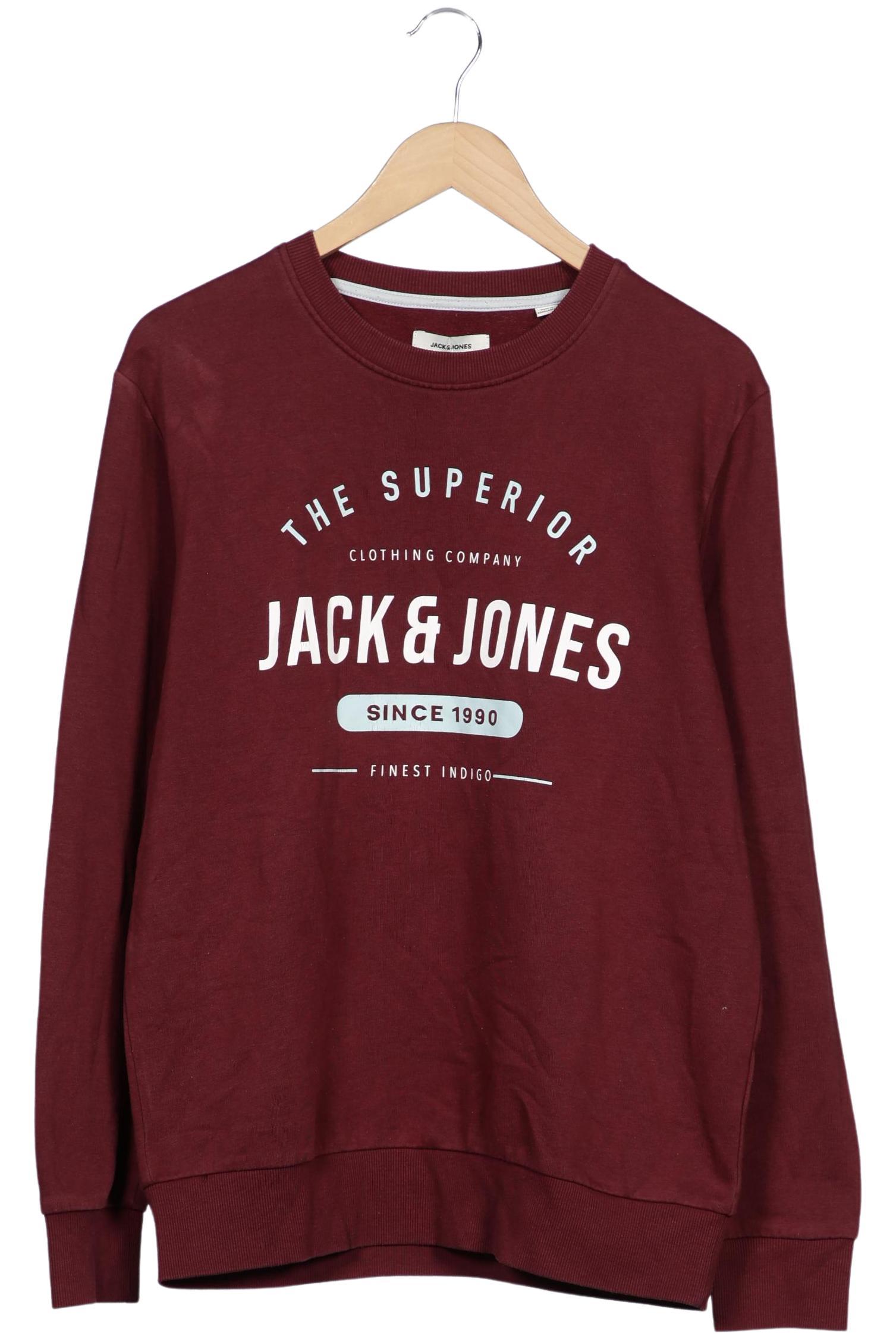 

Jack & Jones Herren Sweatshirt, bordeaux, Gr. 52