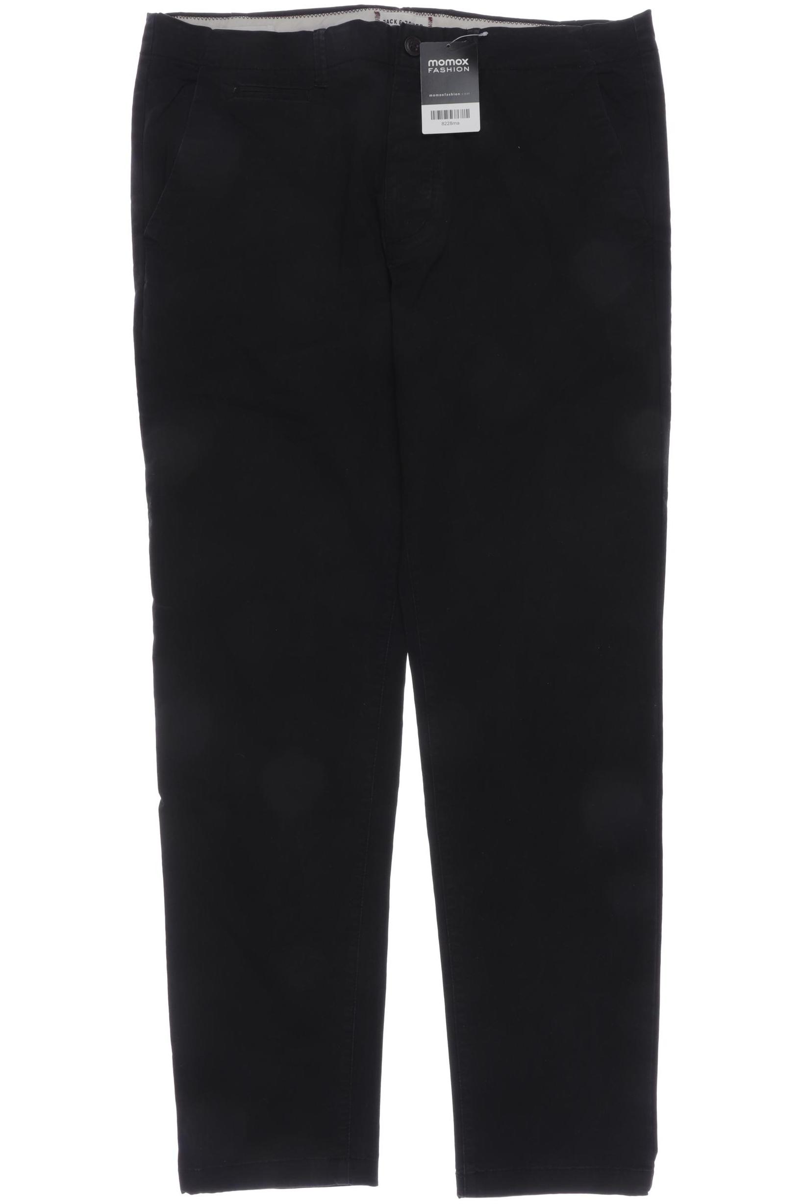 

Jack & Jones Herren Stoffhose, schwarz, Gr. 33