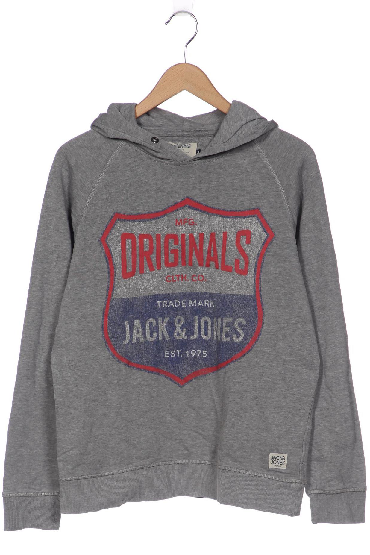 

JACK & JONES Herren Kapuzenpullover, grau