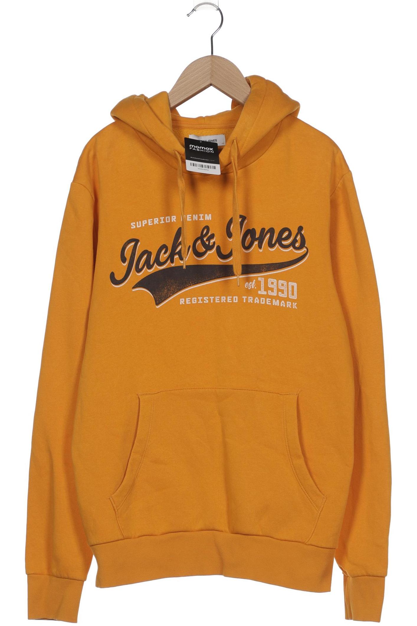 

Jack & Jones Herren Kapuzenpullover, orange, Gr. 46