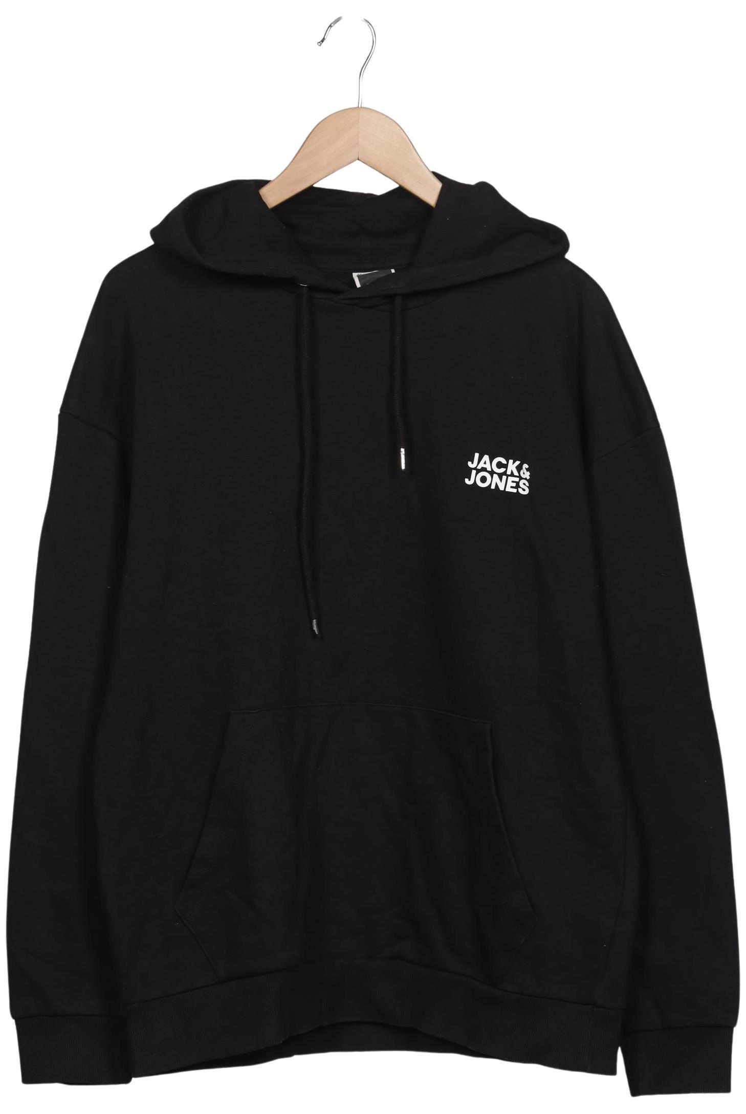

Jack & Jones Herren Kapuzenpullover, schwarz, Gr. 54