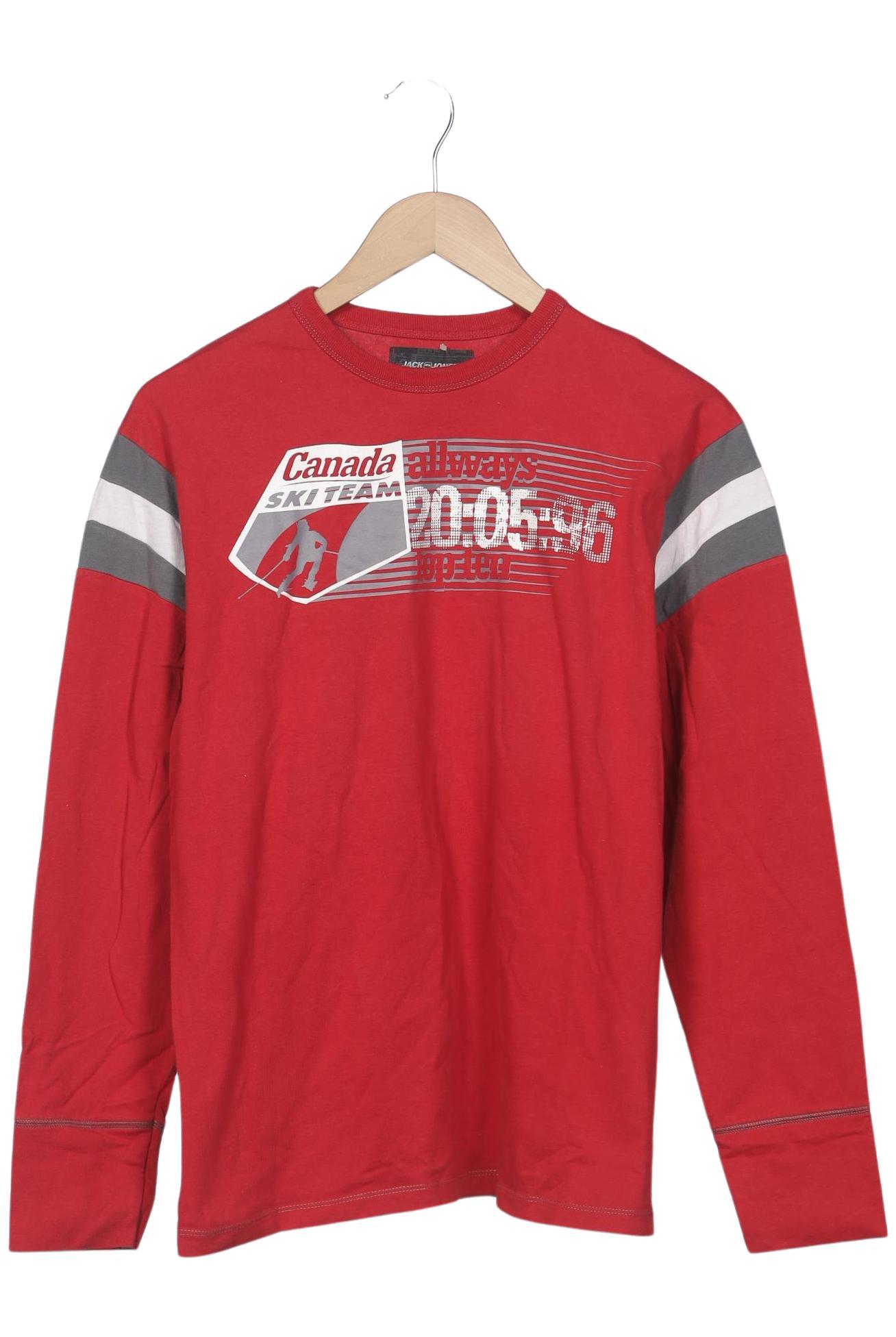 

Jack & Jones Herren Langarmshirt, rot, Gr. 52