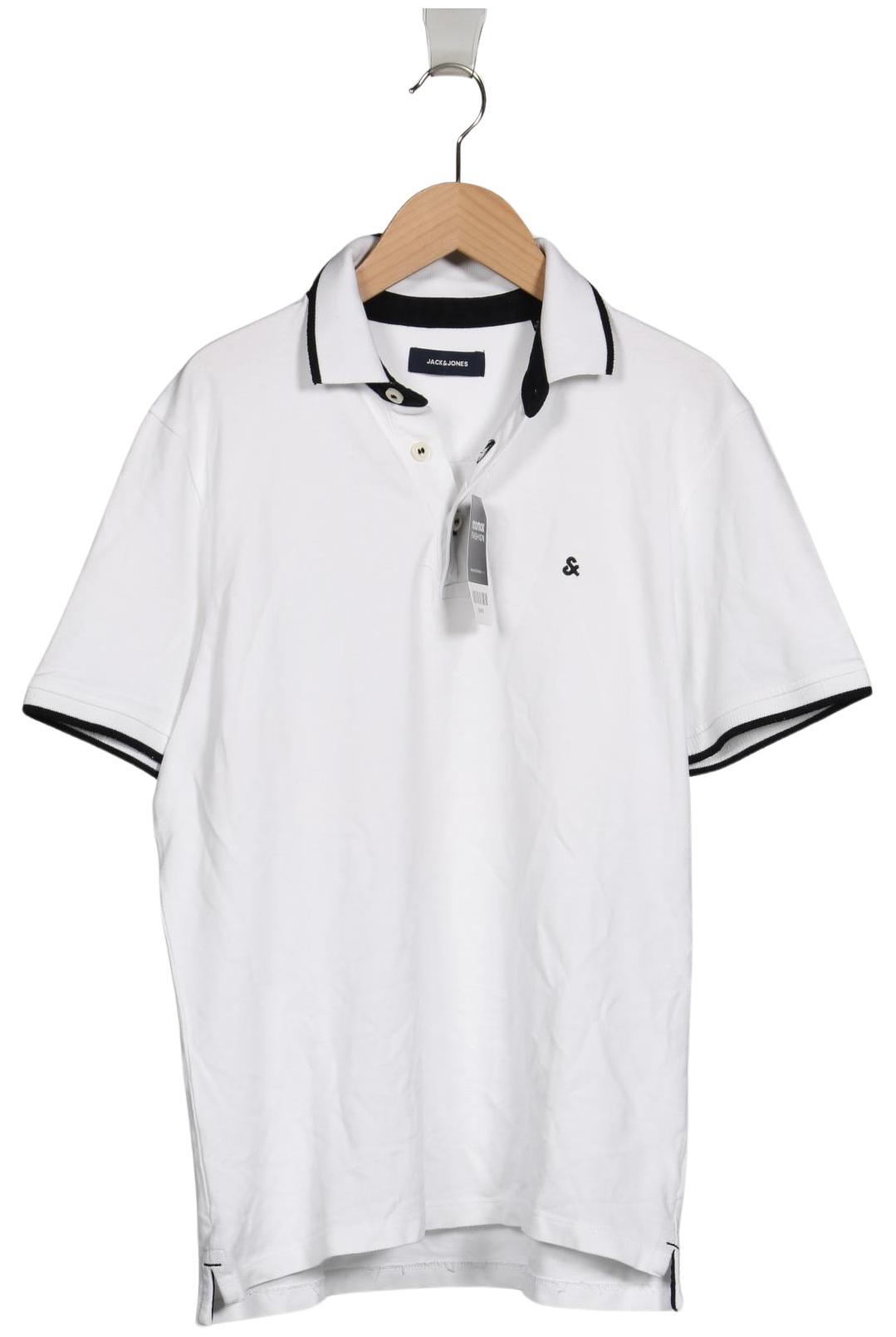 

Jack & Jones Herren Poloshirt, weiß, Gr. 48