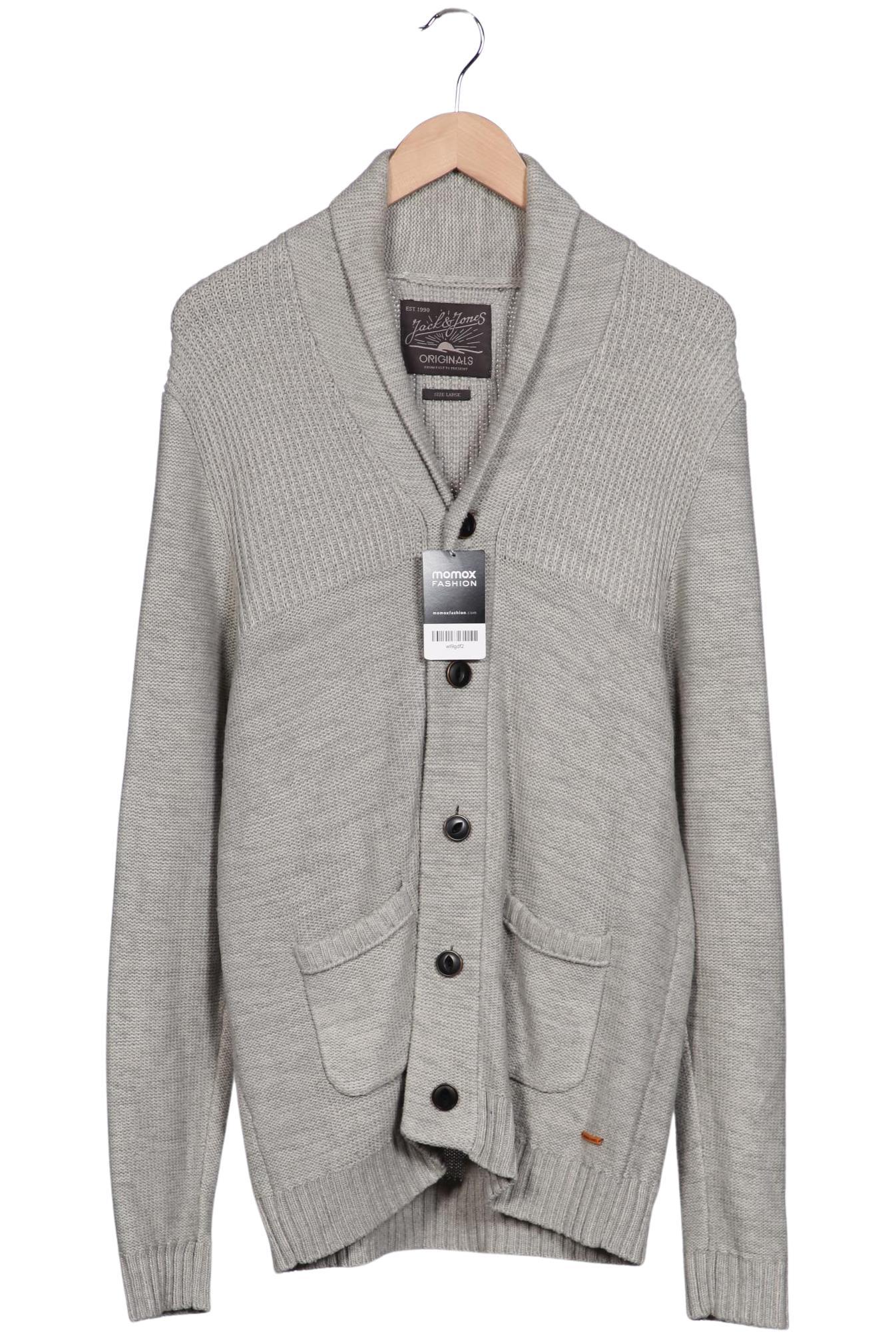 

Jack & Jones Herren Strickjacke, grau, Gr. 52