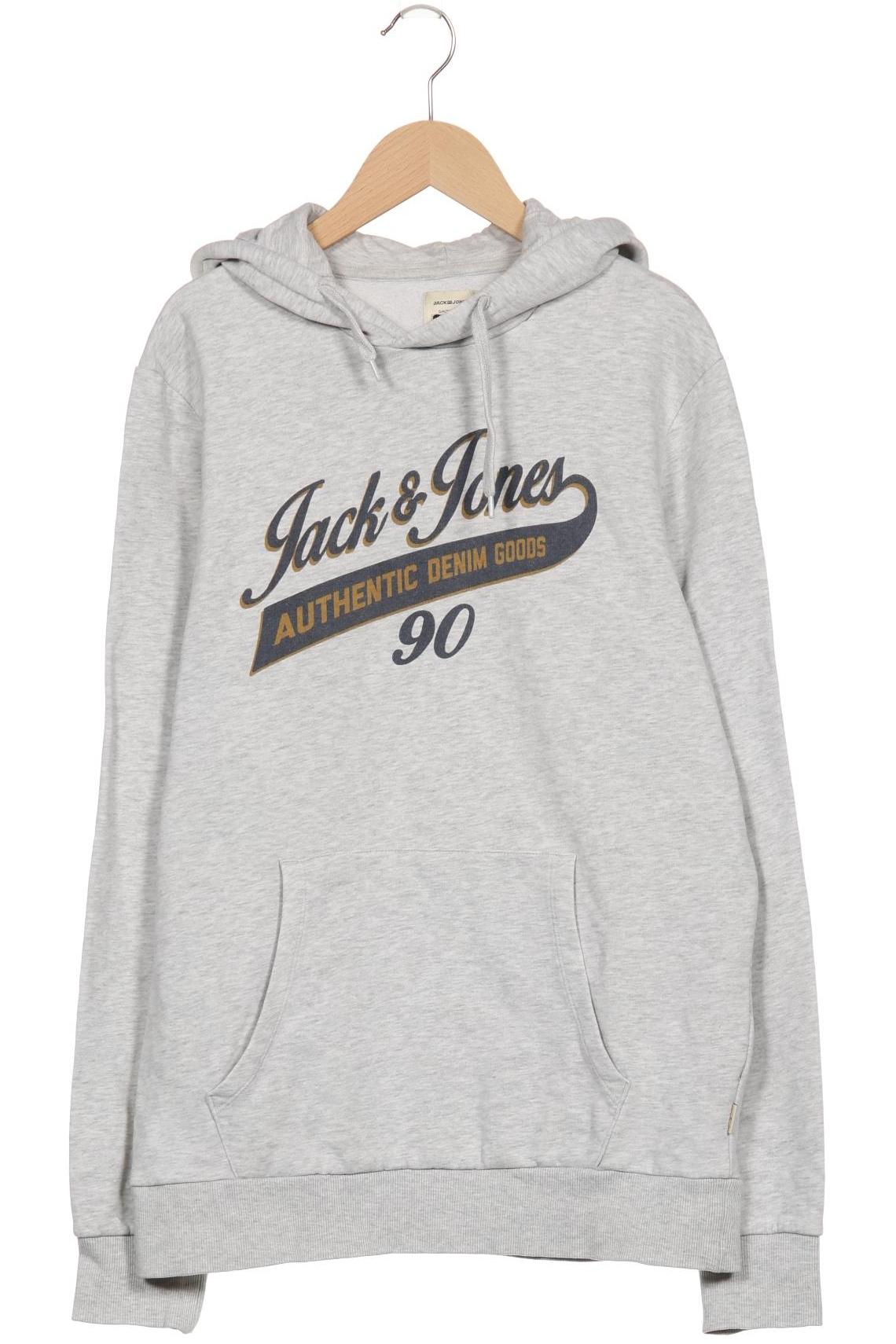 

Jack & Jones Herren Kapuzenpullover, grau, Gr. 48