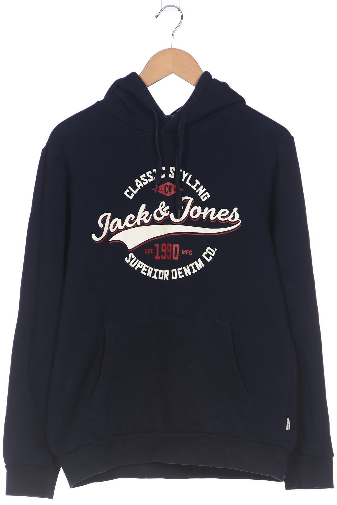 

Jack & Jones Herren Kapuzenpullover, marineblau, Gr. 48
