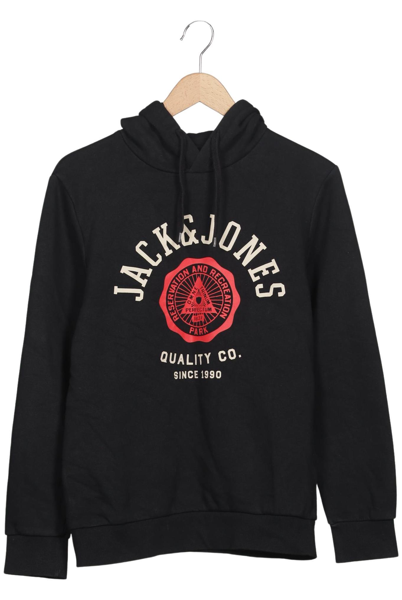 

Jack & Jones Herren Kapuzenpullover, schwarz, Gr. 46