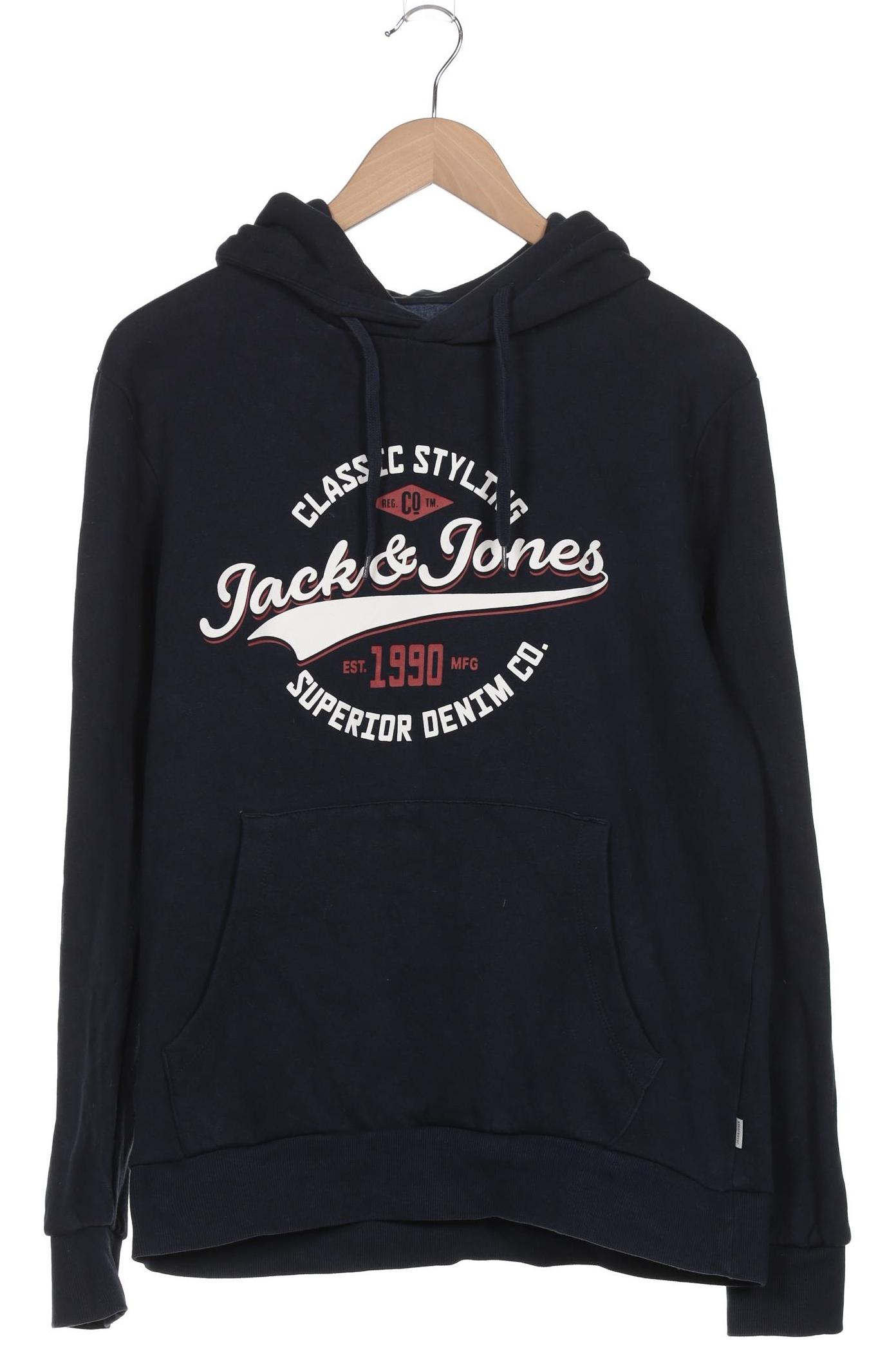 

Jack & Jones Herren Kapuzenpullover, marineblau, Gr. 48
