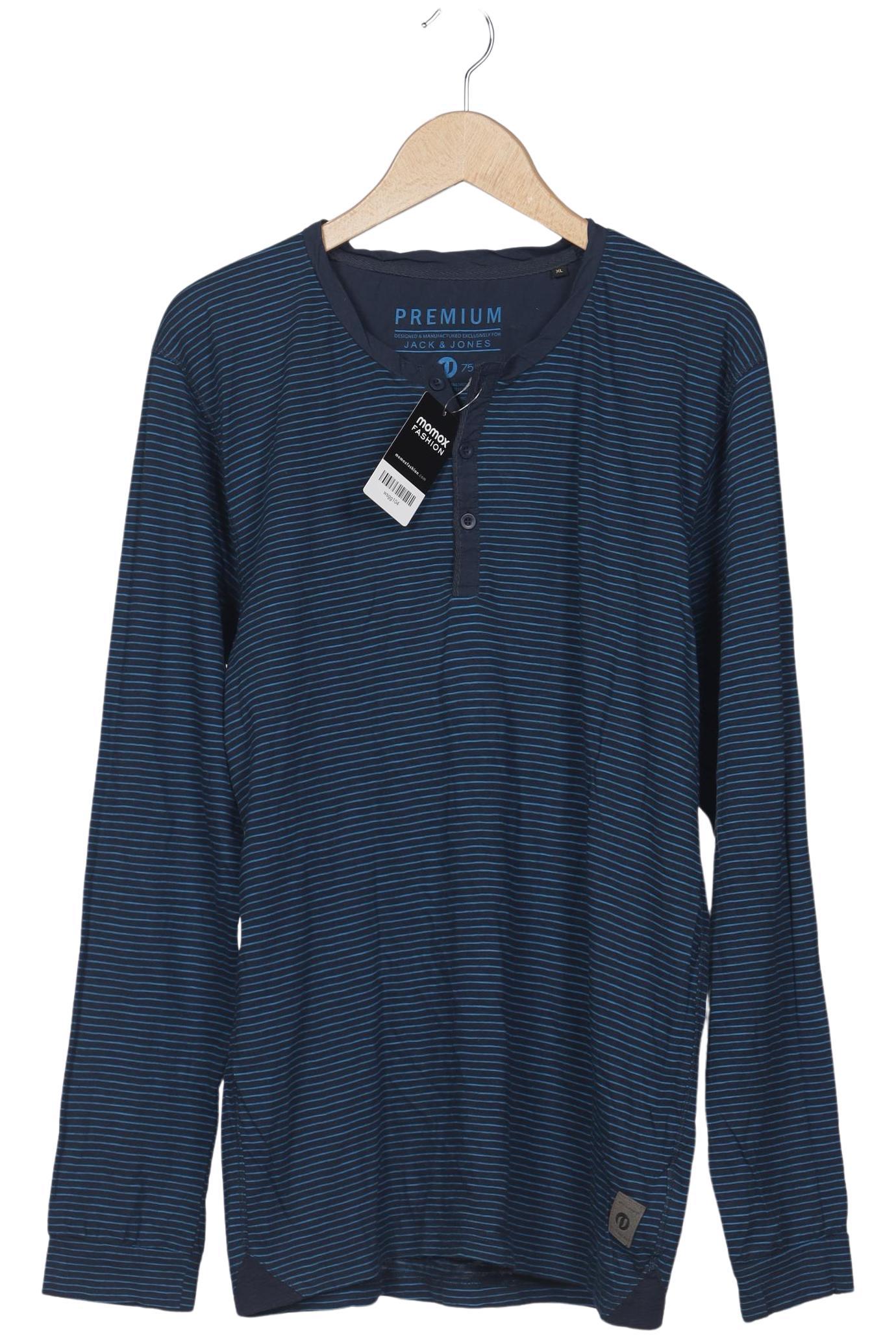 

Jack & Jones Herren Langarmshirt, marineblau, Gr. 54