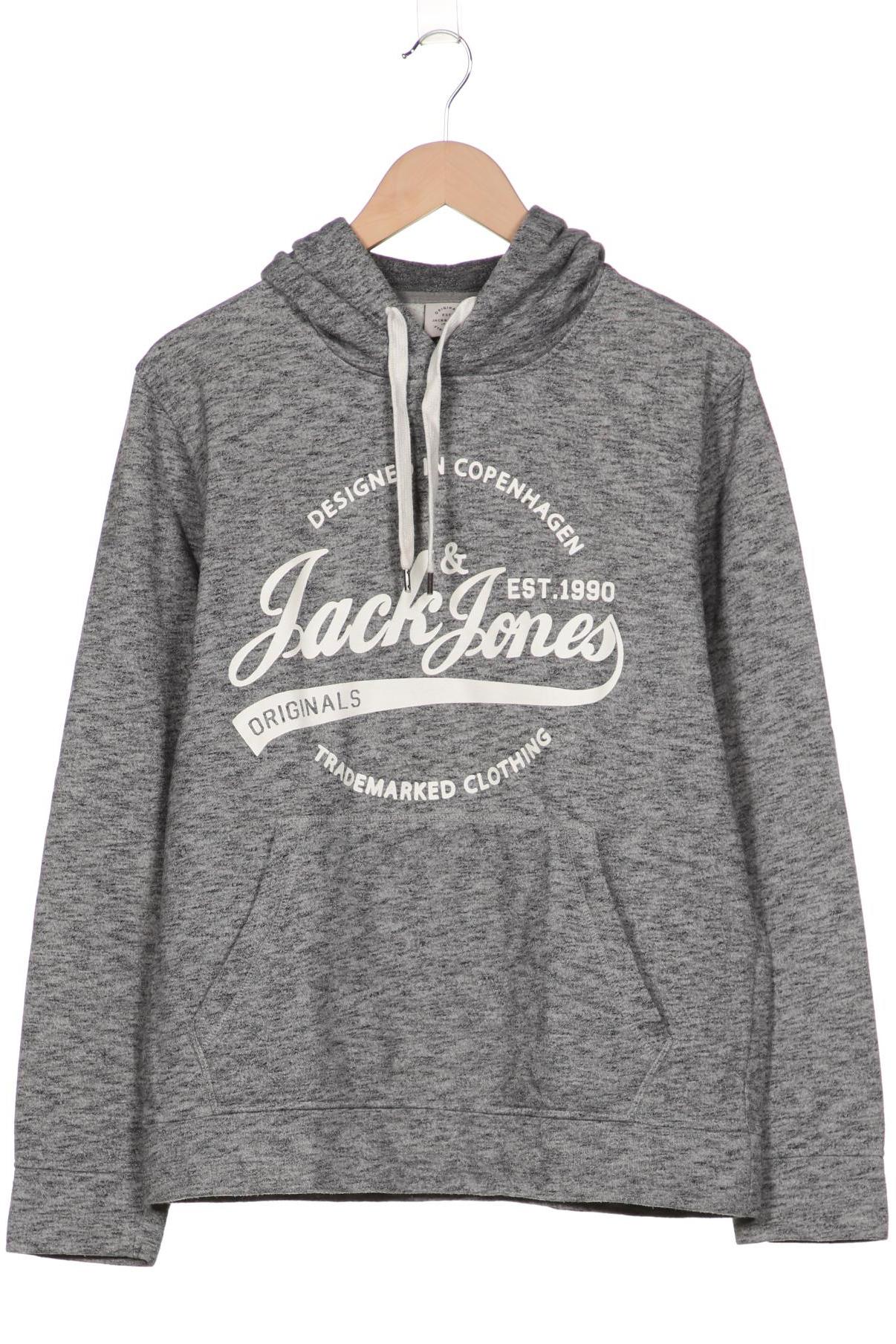 

JACK & JONES Herren Kapuzenpullover, grau