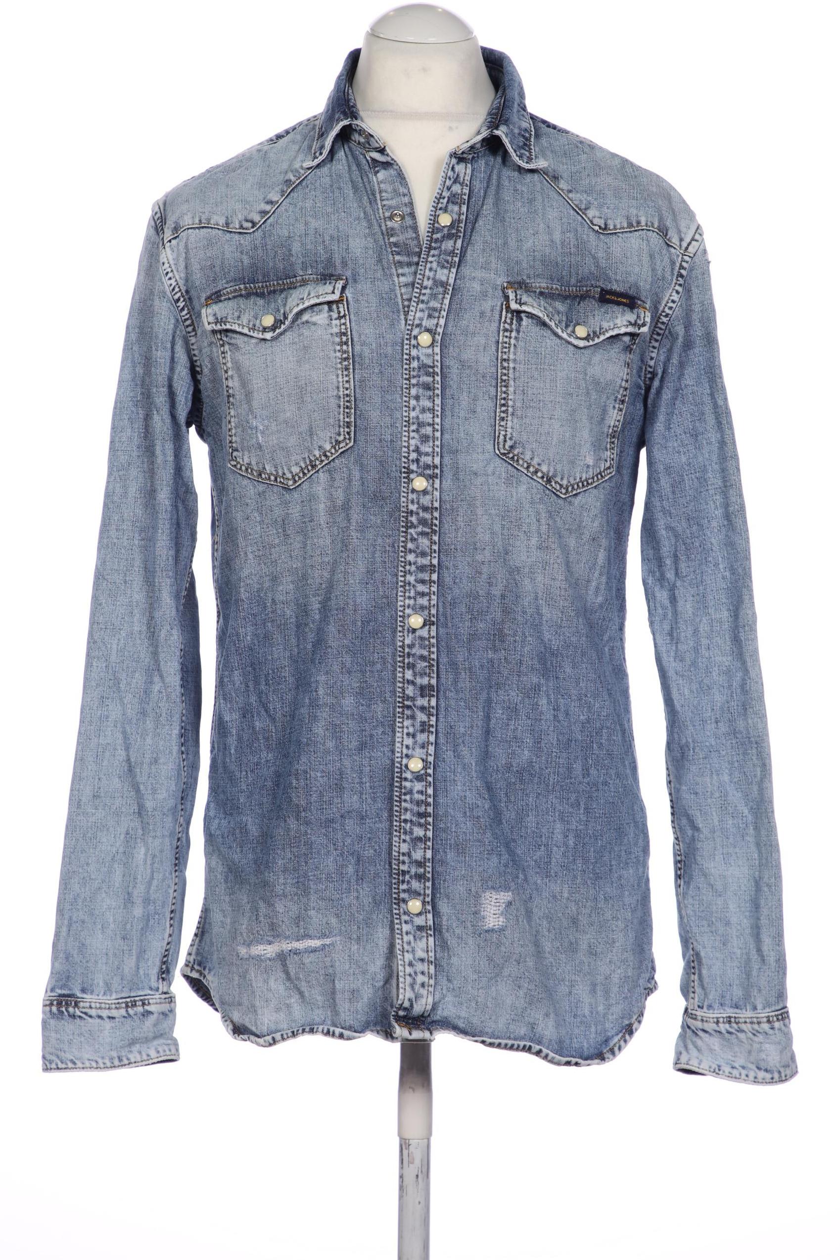 

JACK & JONES Herren Hemd, blau