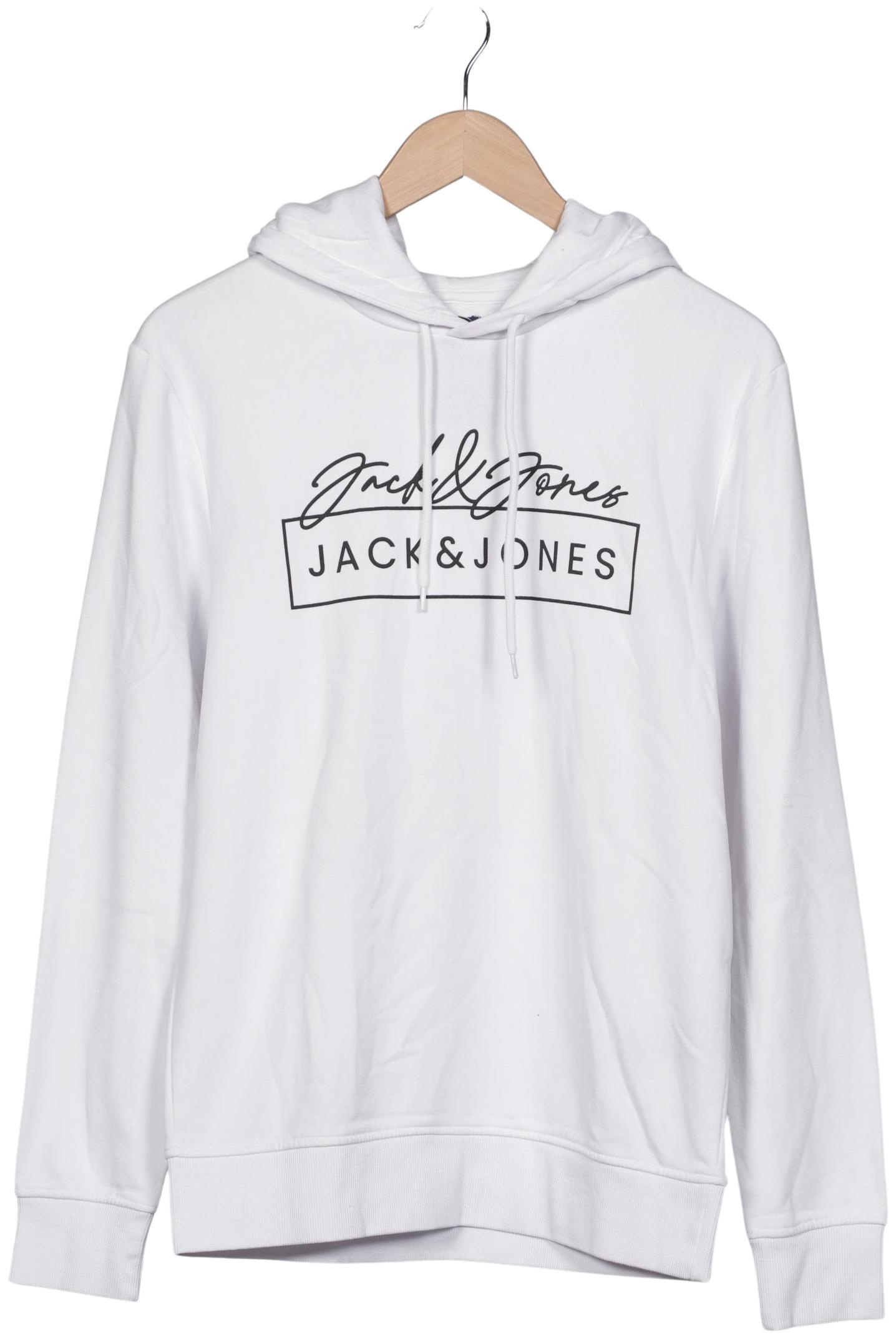 

Jack & Jones Herren Kapuzenpullover, weiß, Gr. 46