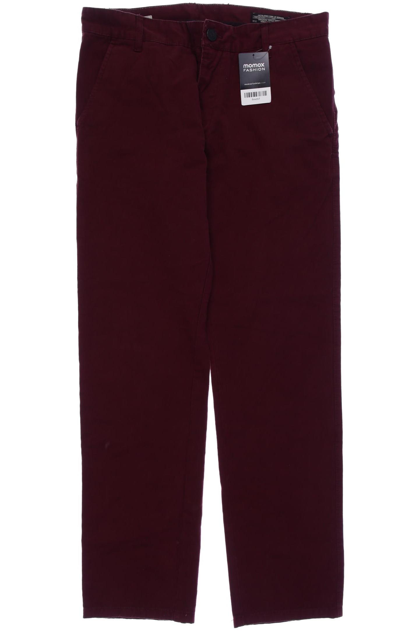 

JACK & JONES Herren Stoffhose, bordeaux