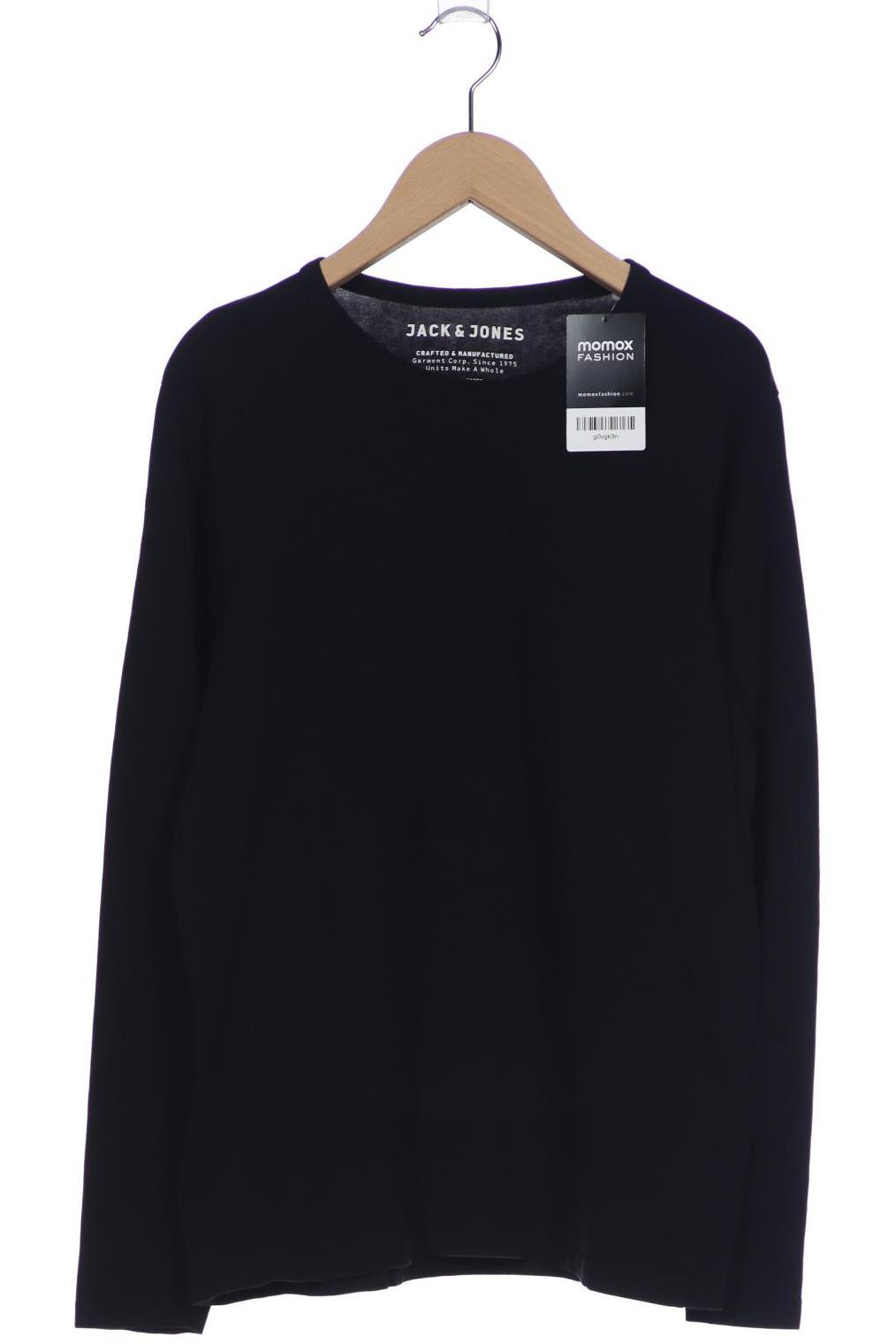 

Jack & Jones Herren Langarmshirt, schwarz, Gr. 48