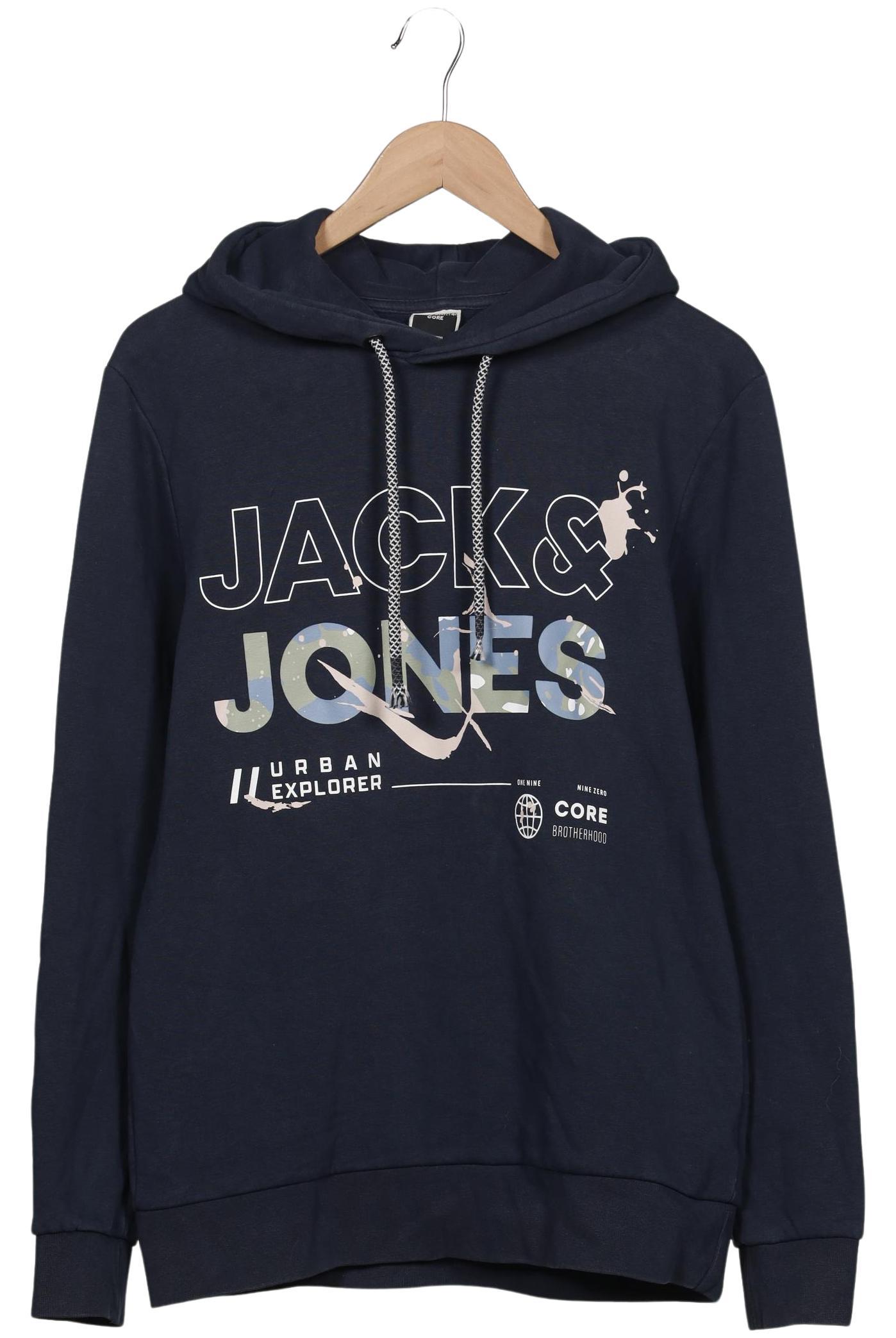 

Jack & Jones Herren Kapuzenpullover, marineblau, Gr. 48